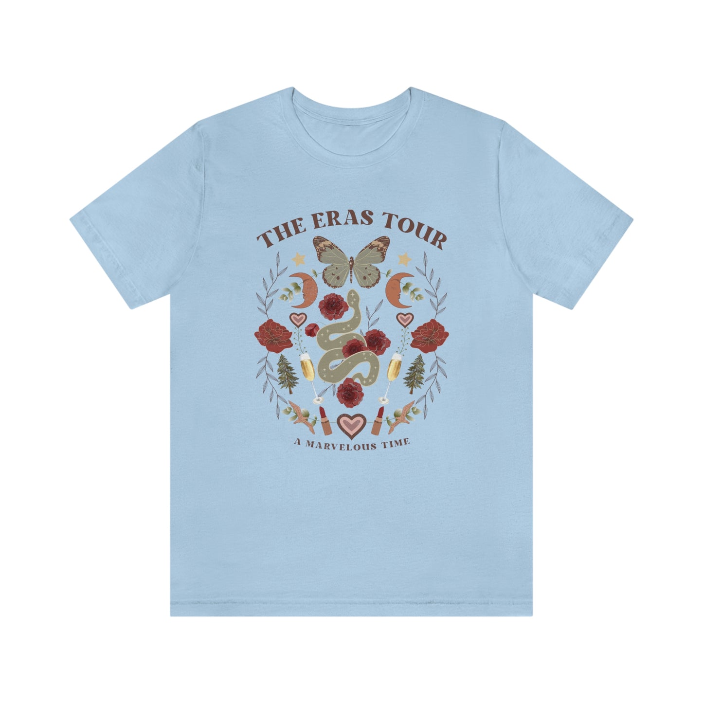 Taylor Swift Eras Tour 1989 Midnights Bella Canvas Unisex Jersey Short Sleeve Tee