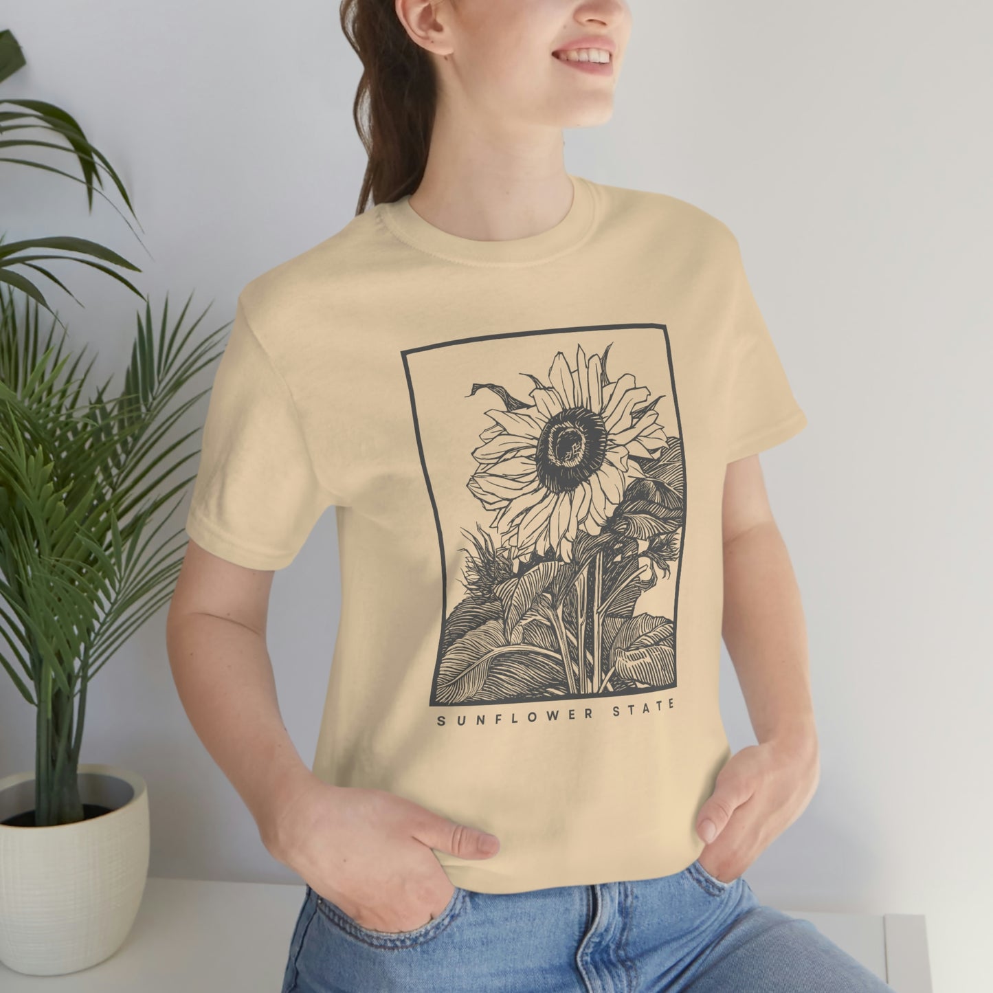 "Sunflower" Bella Canvas Unisex Jersey Short Sleeve Tee