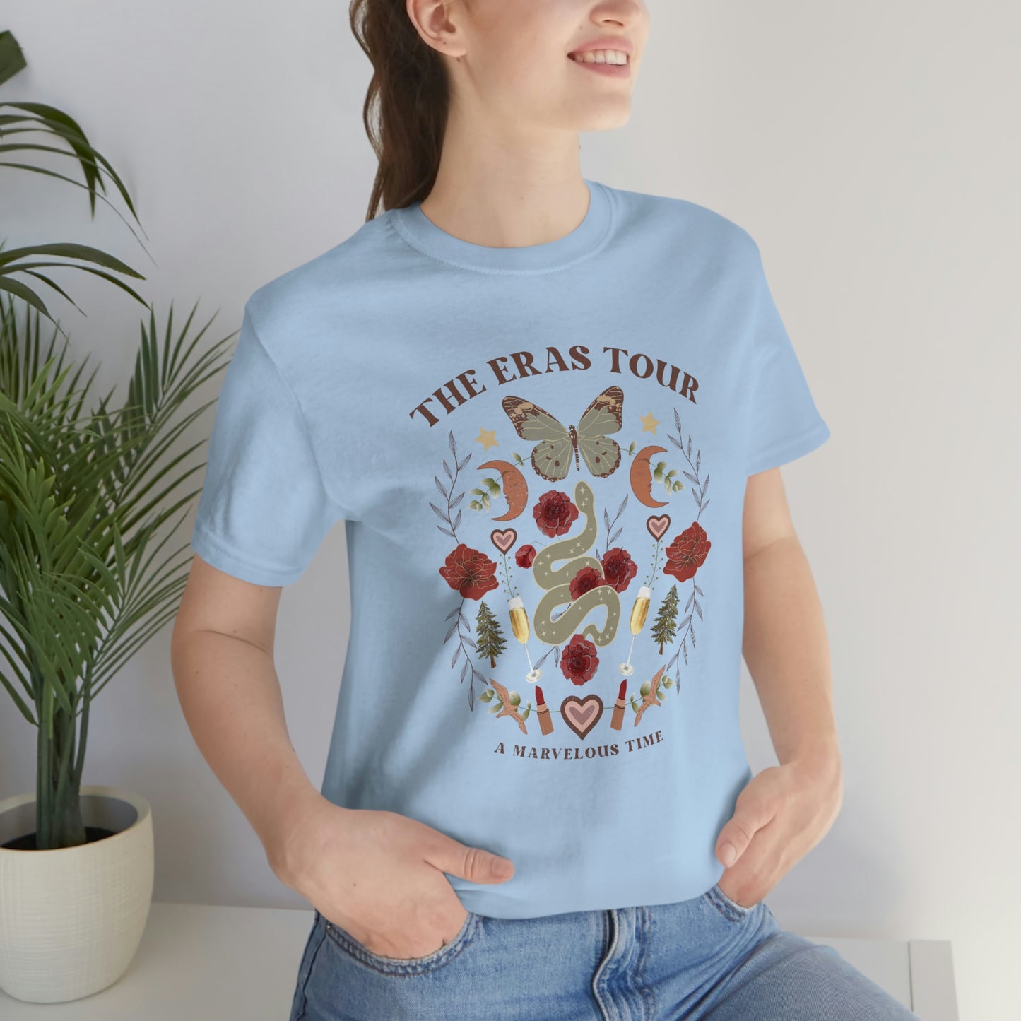 Taylor Swift Eras Tour 1989 Midnights Bella Canvas Unisex Jersey Short Sleeve Tee