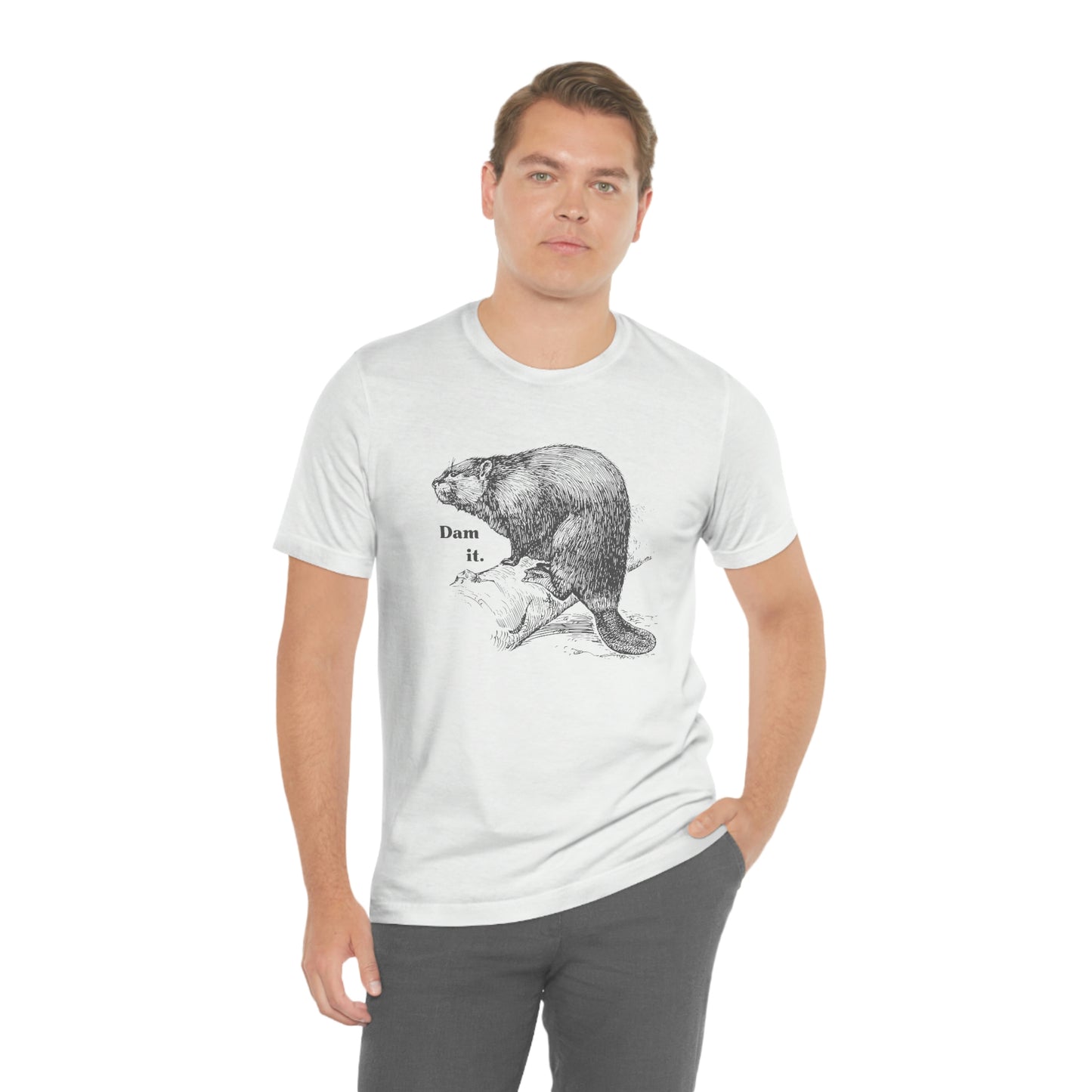 "Dam it" Bella Canvas Graphic Short Sleeve Tee