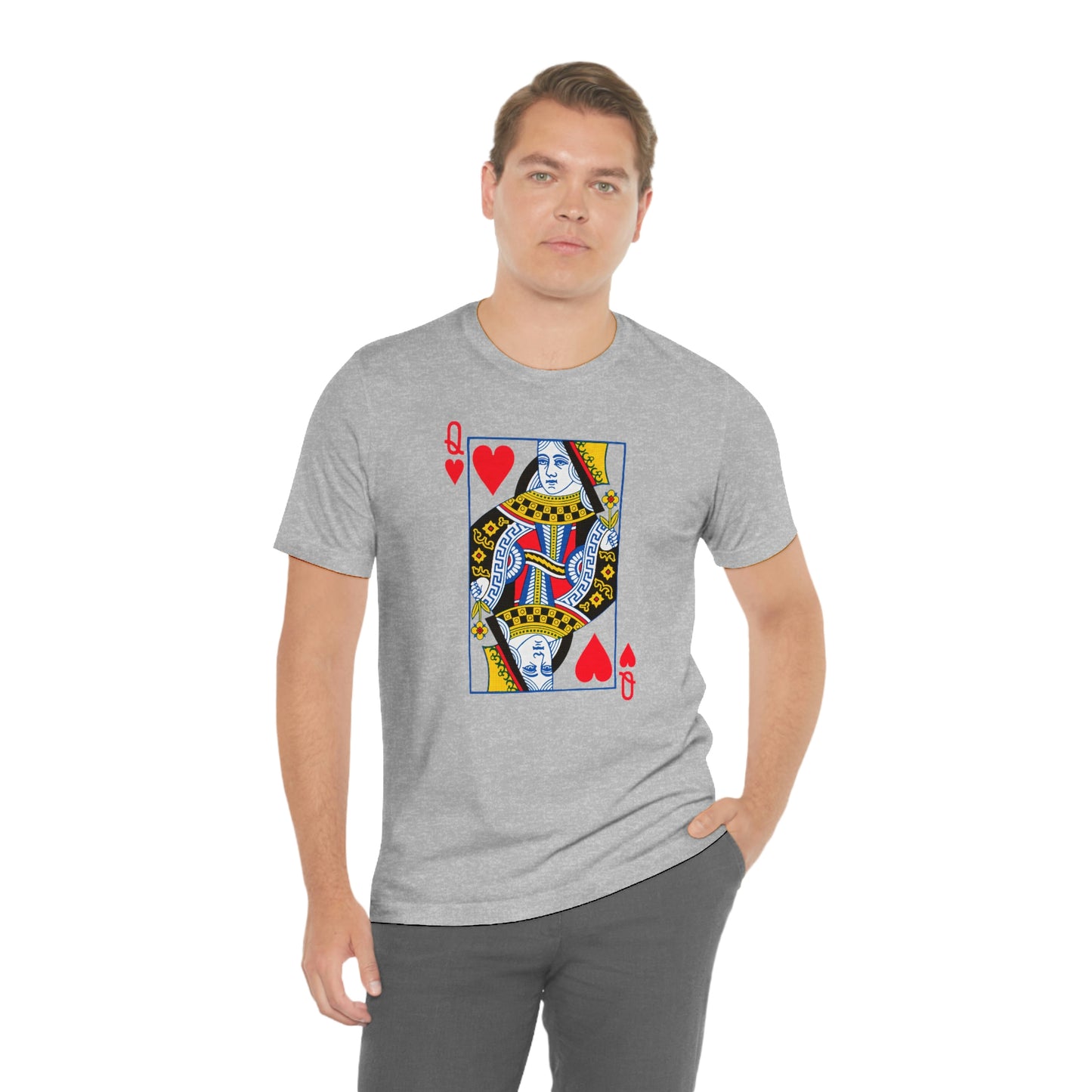 "Queen of Hearts" Unisex Jersey Short Sleeve Tee