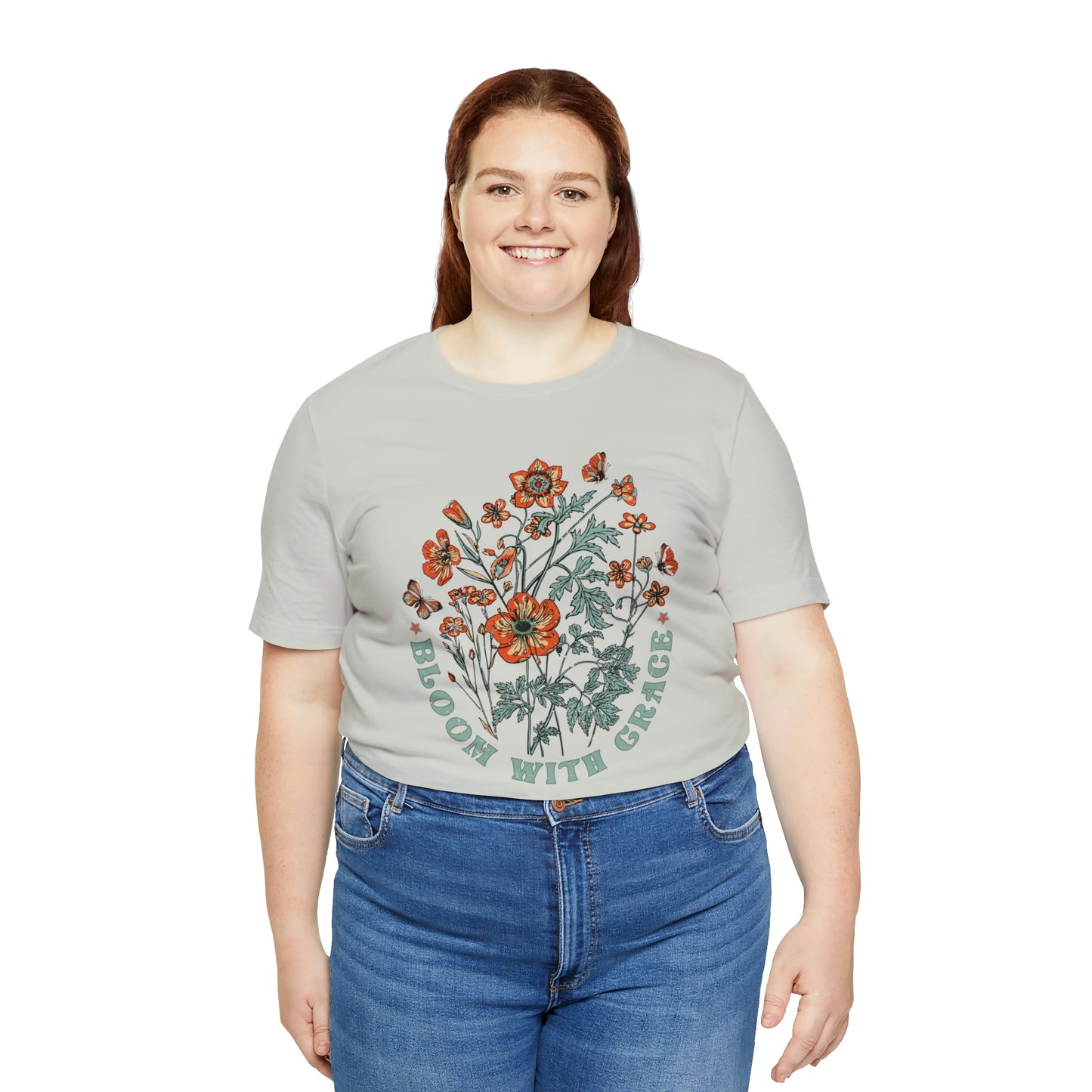"Bloom With Grace" Bella Canvas Short Sleeve Tee