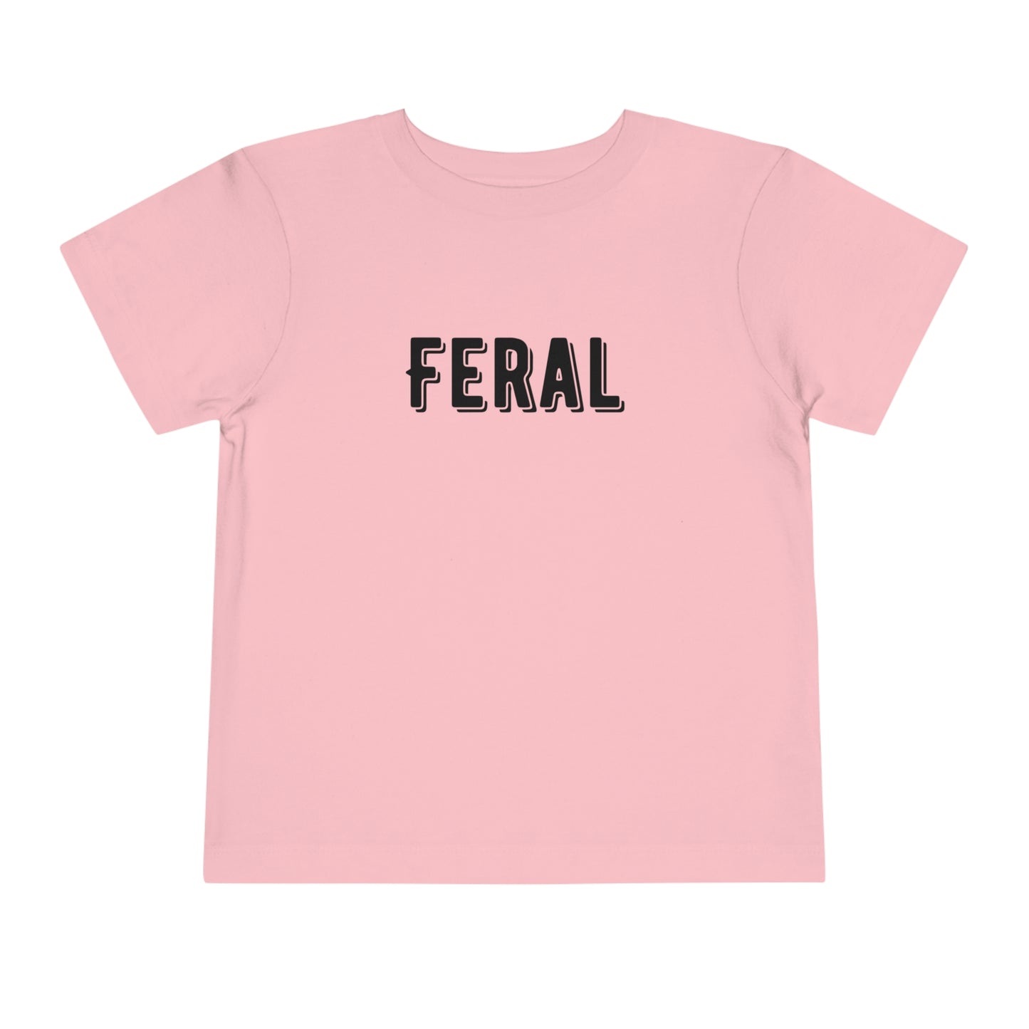 "Feral" Toddler Short Sleeve Tee (2T-5T)