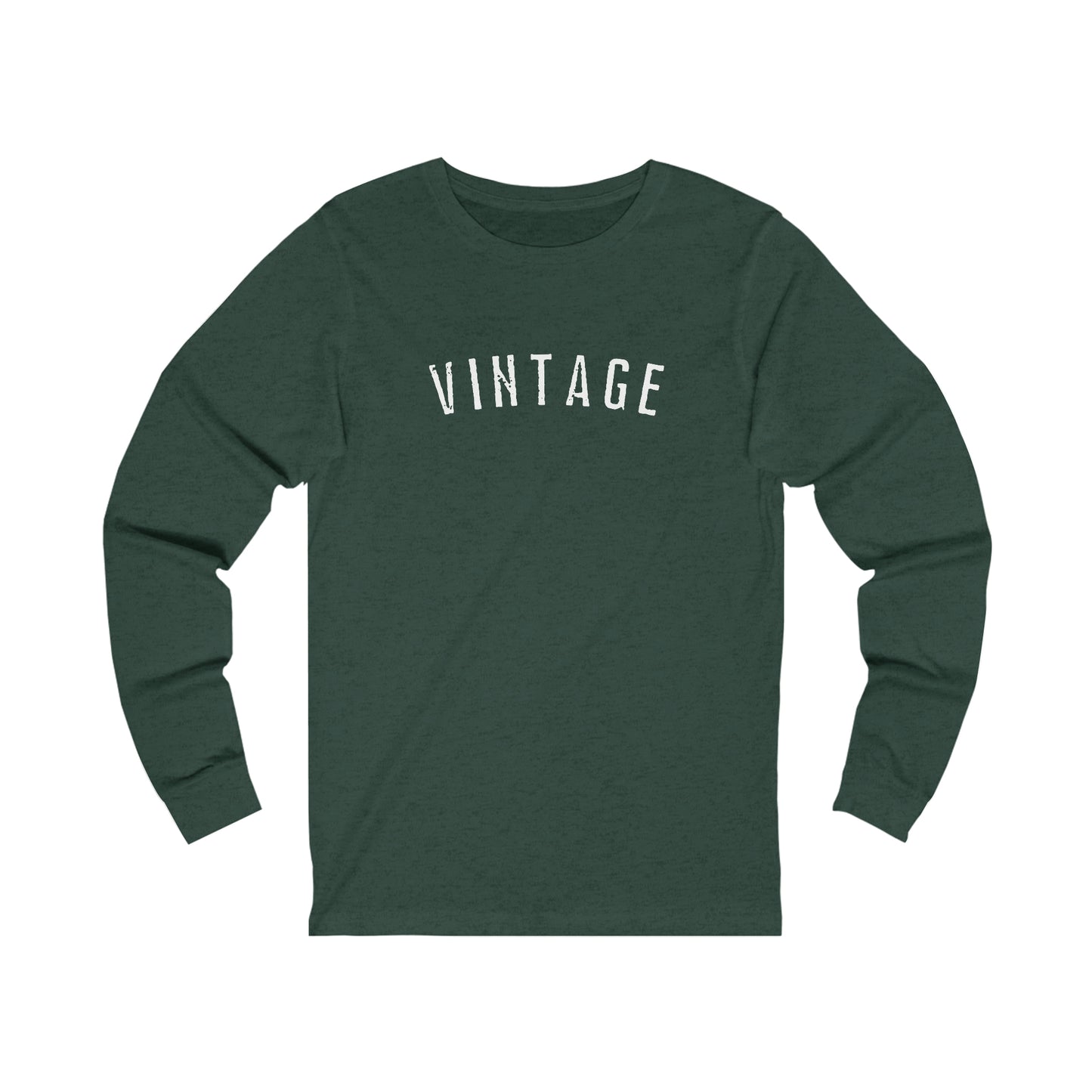 "Vintage" Bella Canvas Unisex Jersey Long Sleeve Tee