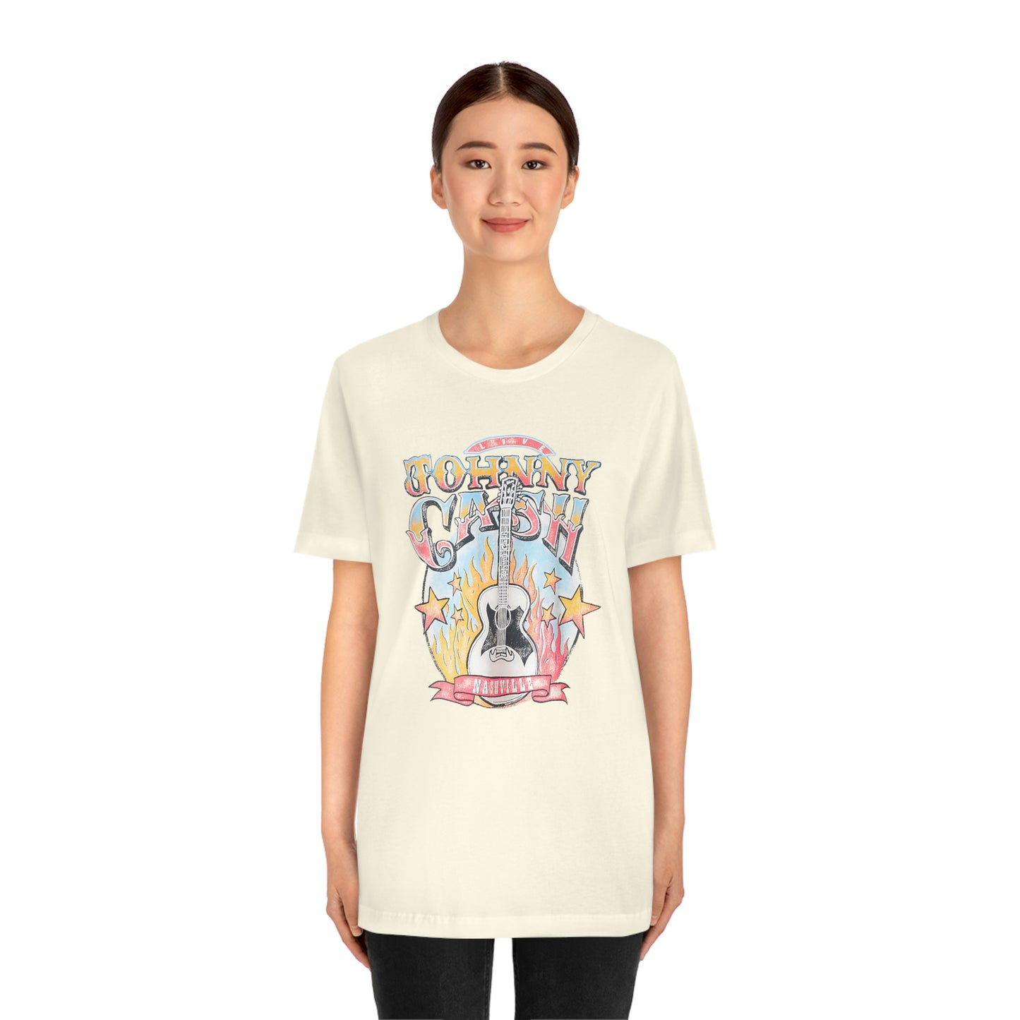 "Johnny Cash" Unisex Jersey Short Sleeve Tee