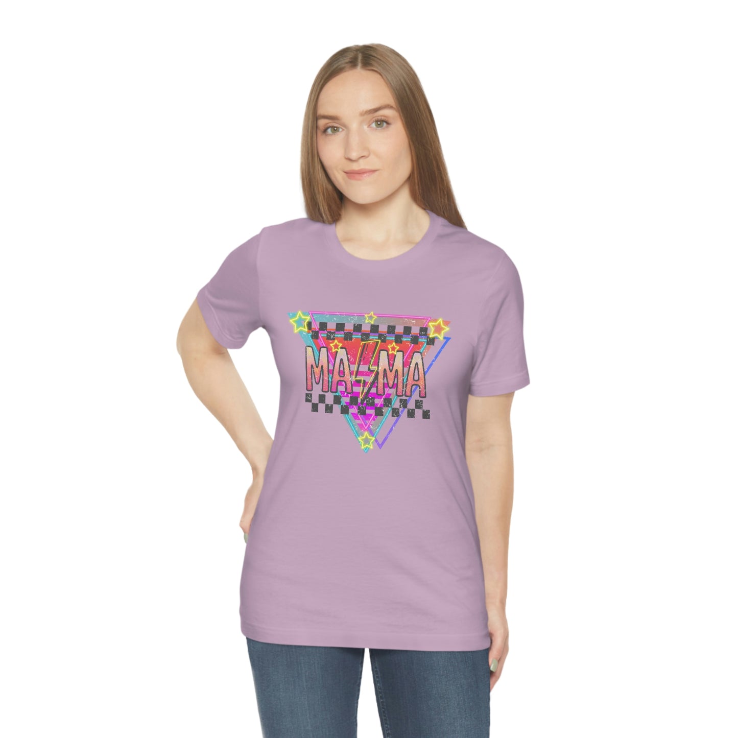 "Retro MAMA" Unisex Jersey Short Sleeve Tee