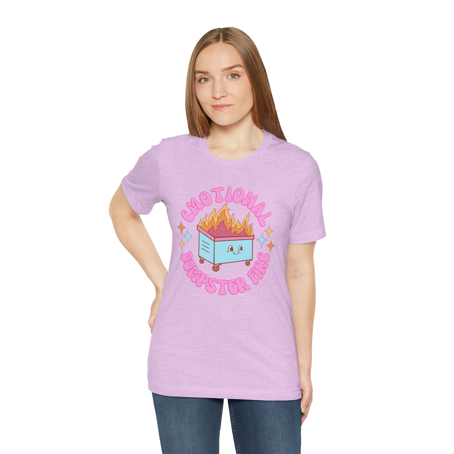 "Emotional Dumpster Fire" Bella Canvas Short Sleeve Tee