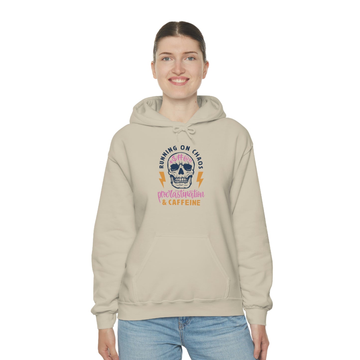 "Chaos and Caffeine" Unisex Heavy Blend™ Hooded Sweatshirt
