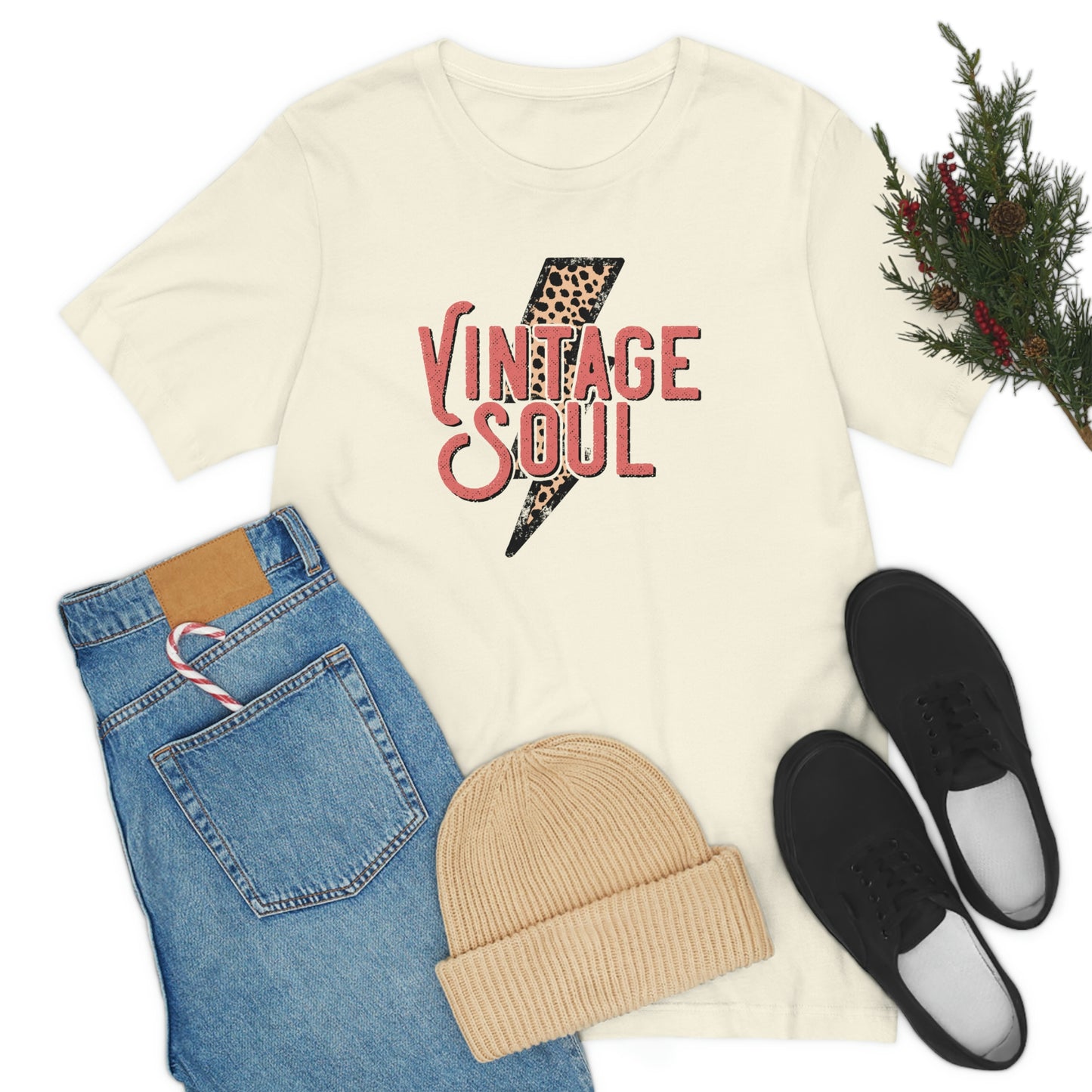 "Vintage Soul" Unisex Jersey Short Sleeve Tee