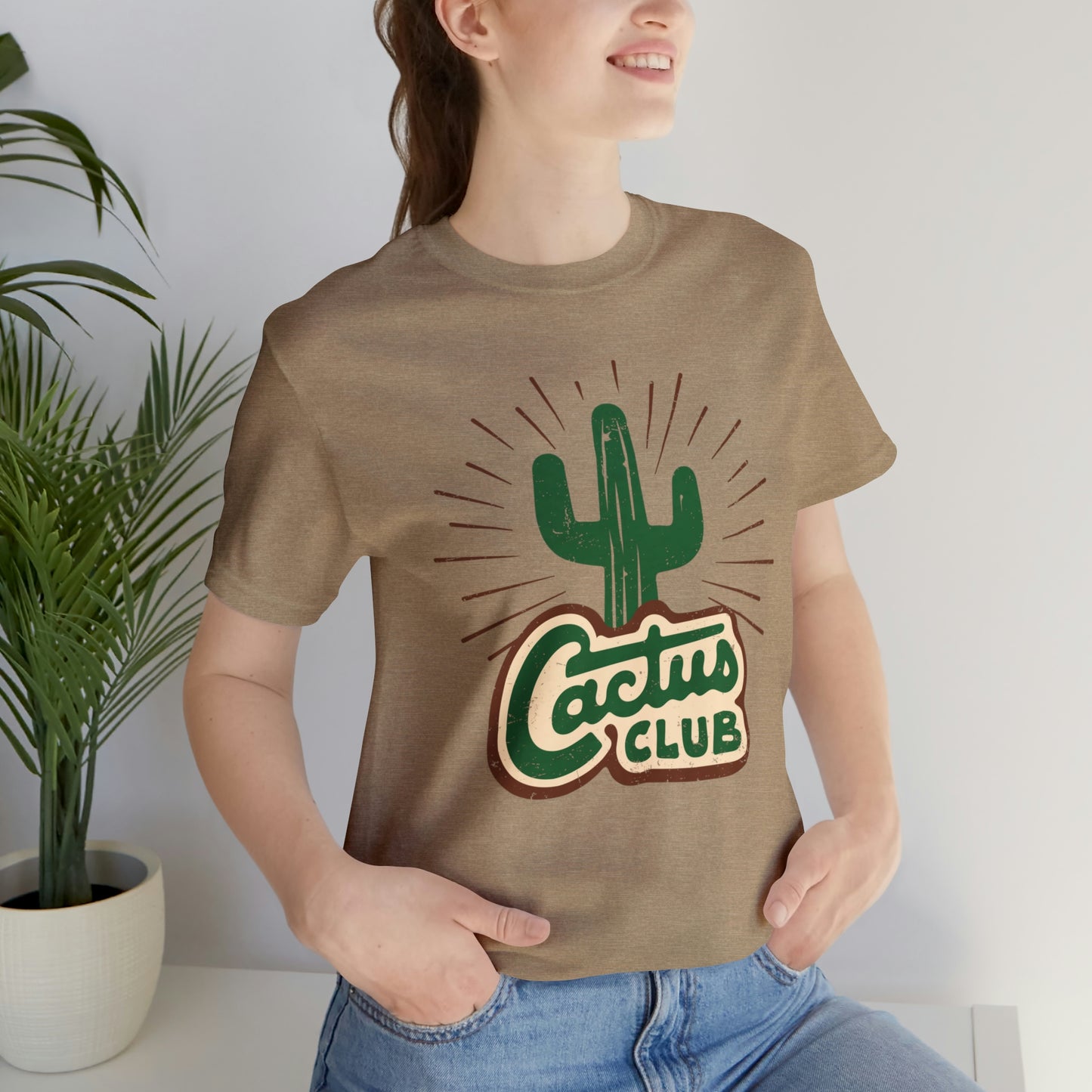 "Cactus Club" Bella Canvas Short Sleeve Tee