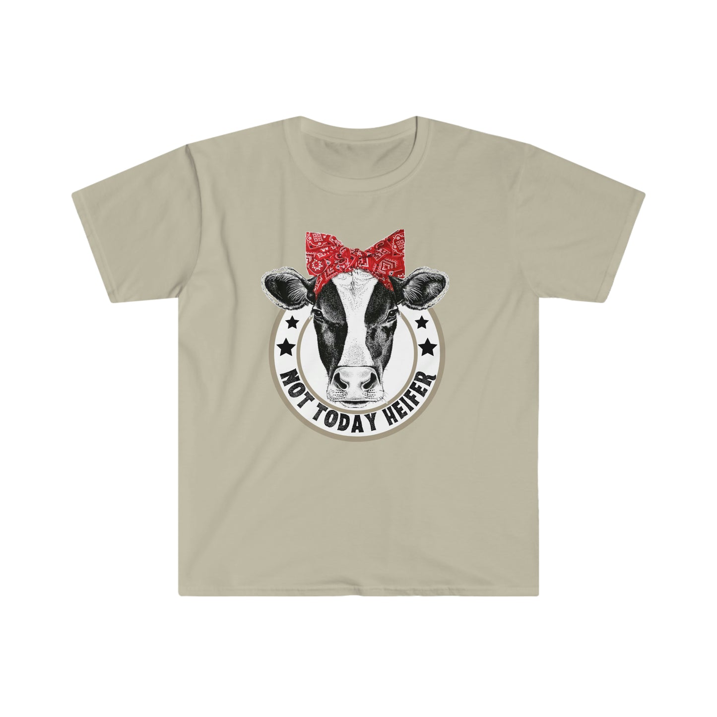 "Not Today Heifer" Unisex Softstyle T-Shirt