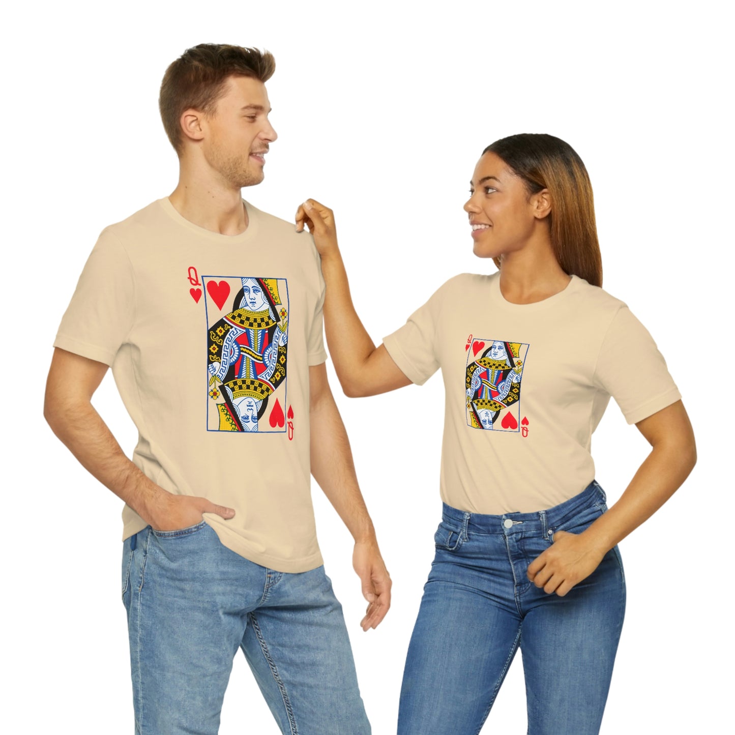 "Queen of Hearts" Unisex Jersey Short Sleeve Tee