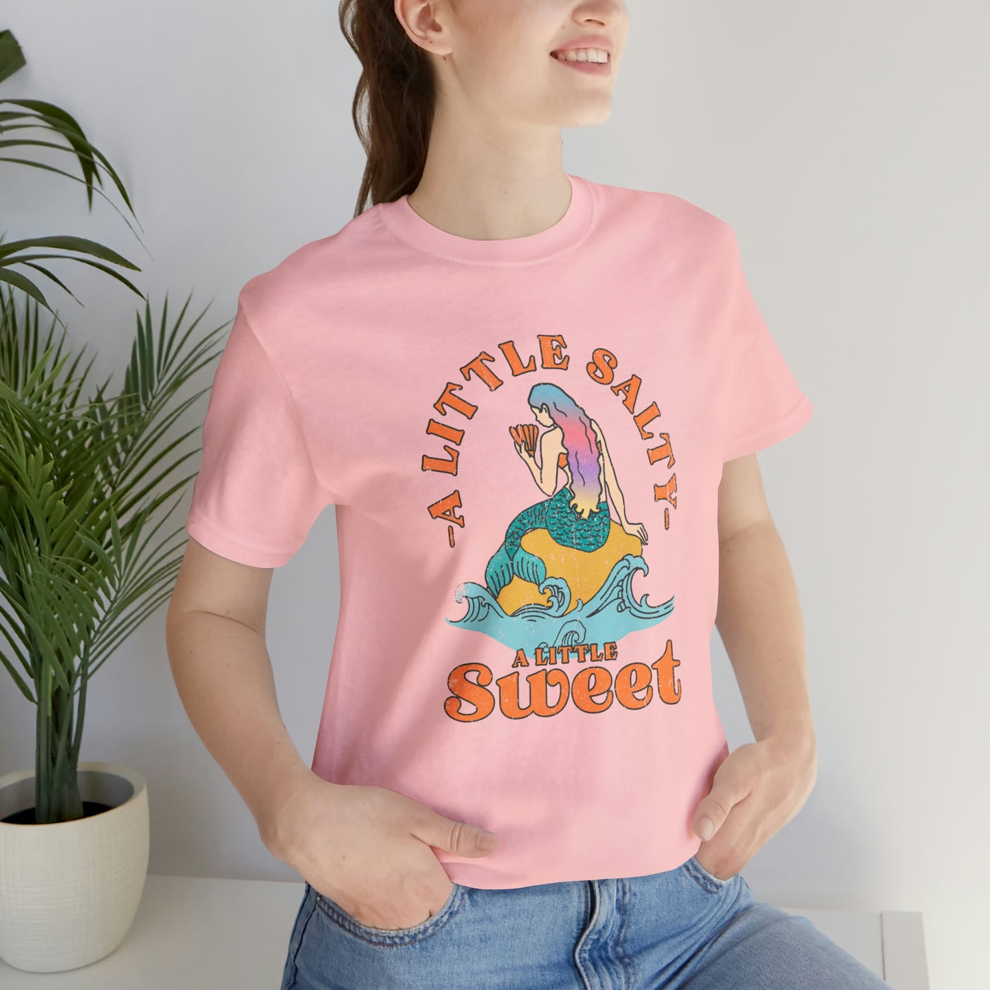 "A Little Salty, A Little Sweet" Bella Canvas Unisex Jersey Short Sleeve Tee