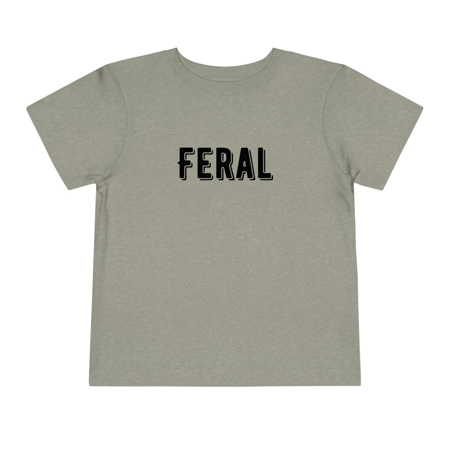 "Feral" Toddler Short Sleeve Tee (2T-5T)