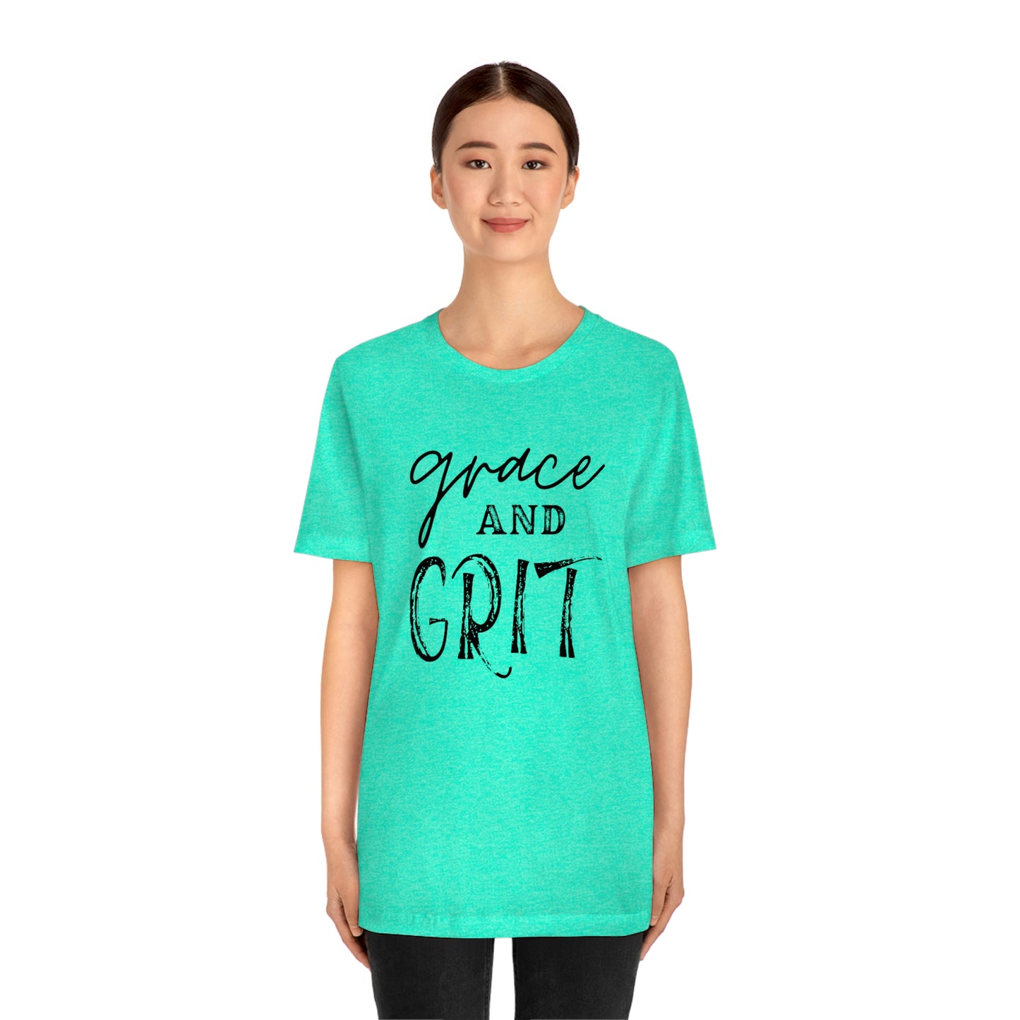 "Grace and Grit" Unisex Jersey Short Tee