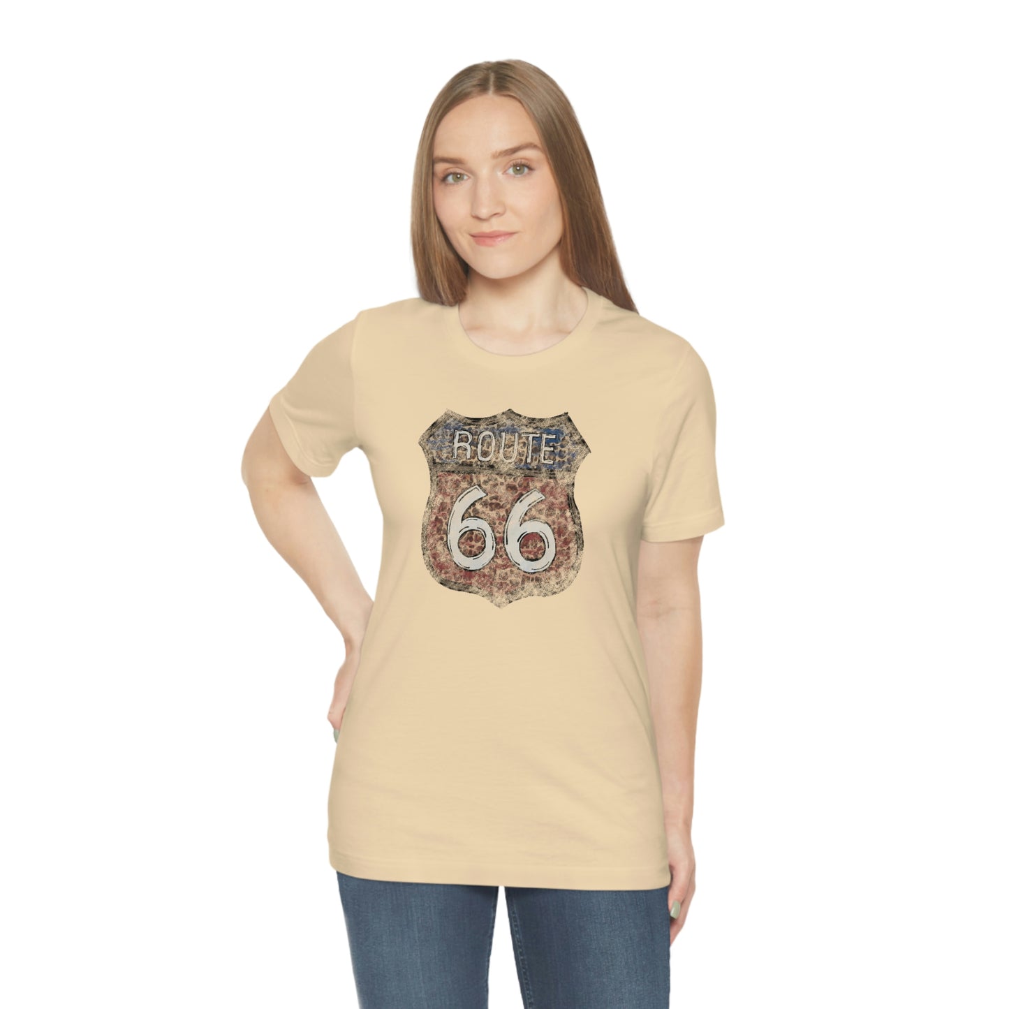 Route 66 Bella Canvas Unisex Jersey Short Sleeve Tee