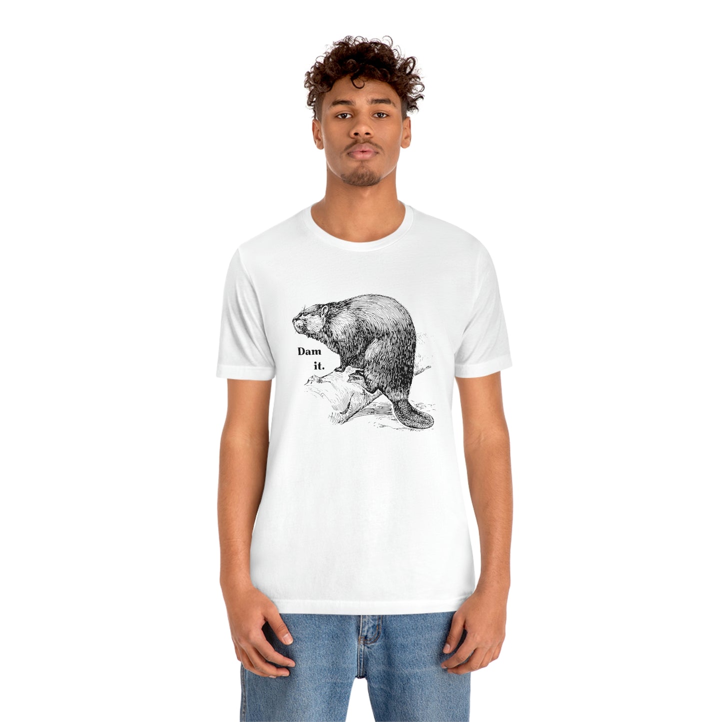 "Dam it" Bella Canvas Graphic Short Sleeve Tee
