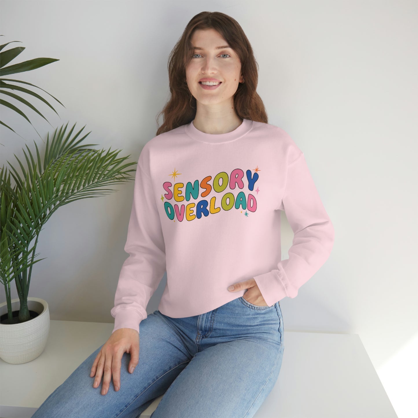 "Sensory Overload" Unisex Heavy Blend™ Crewneck Sweatshirt