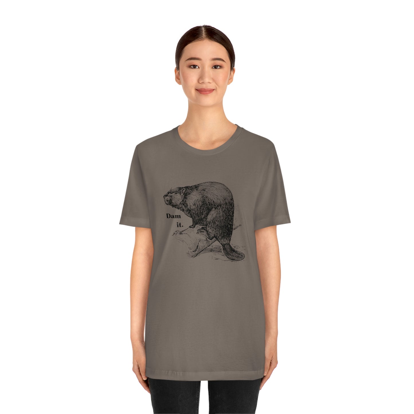 "Dam it" Bella Canvas Graphic Short Sleeve Tee