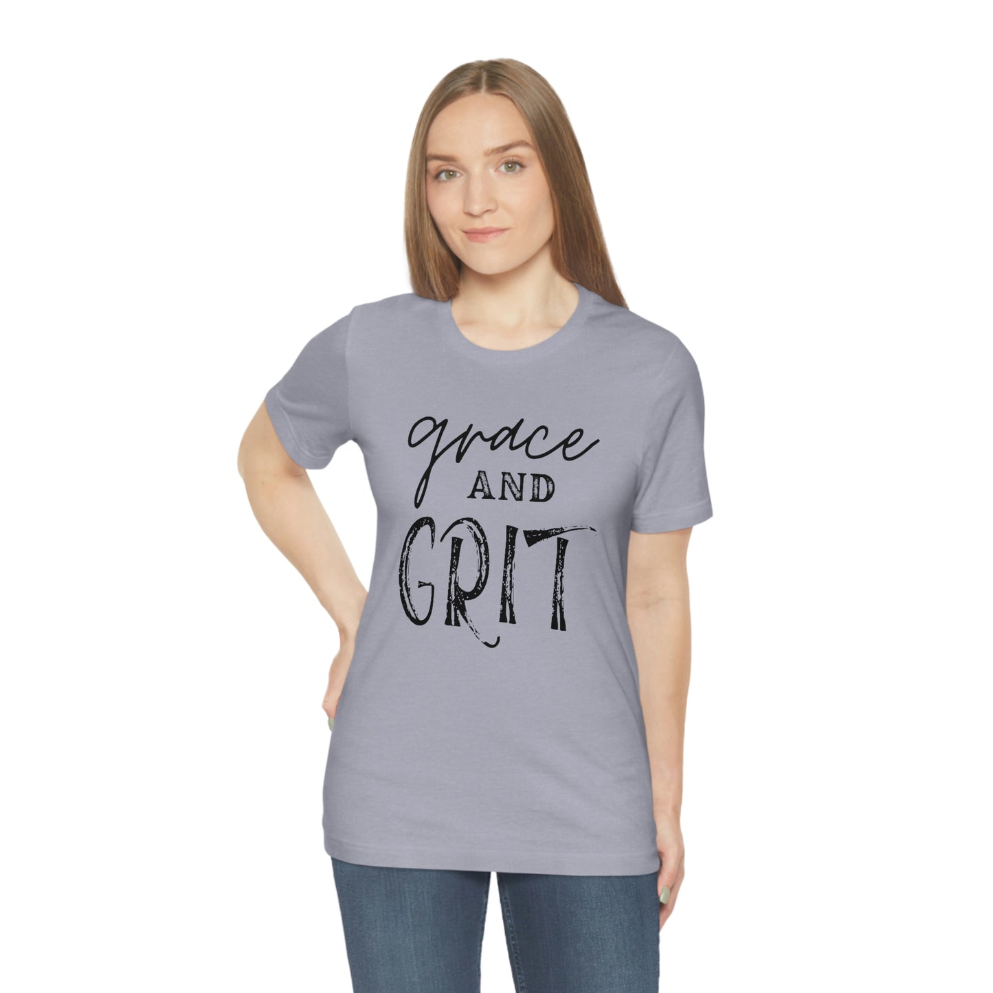 "Grace and Grit" Unisex Jersey Short Tee