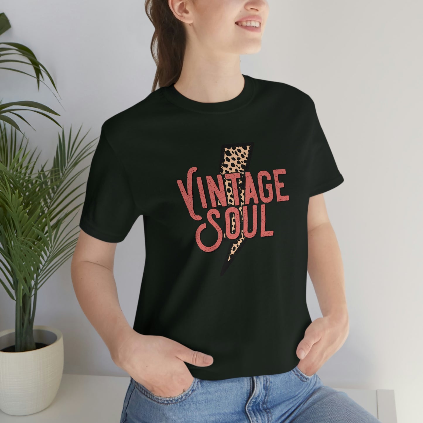 "Vintage Soul" Unisex Jersey Short Sleeve Tee