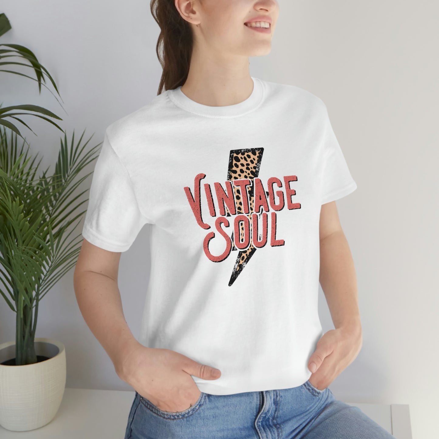 "Vintage Soul" Unisex Jersey Short Sleeve Tee