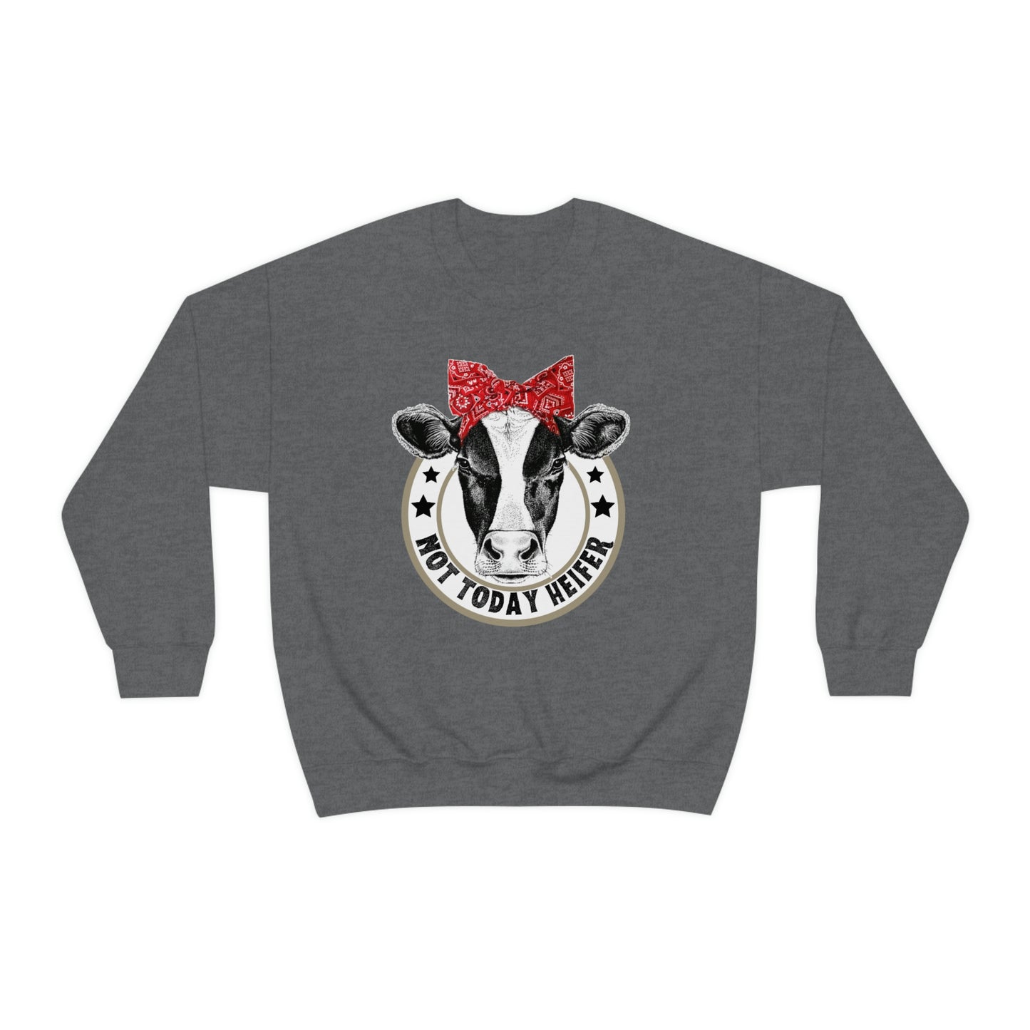 "Not Today Heifer" Unisex Heavy Blend™ Crewneck Sweatshirt