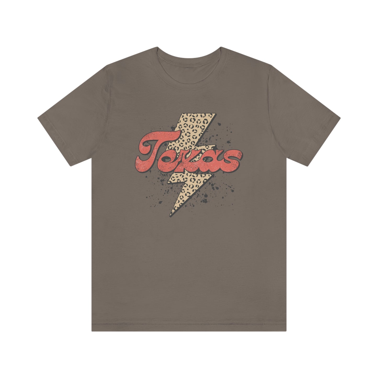 "Texas" Unisex Jersey Short Sleeve Tee (Bella Canvas 3001)