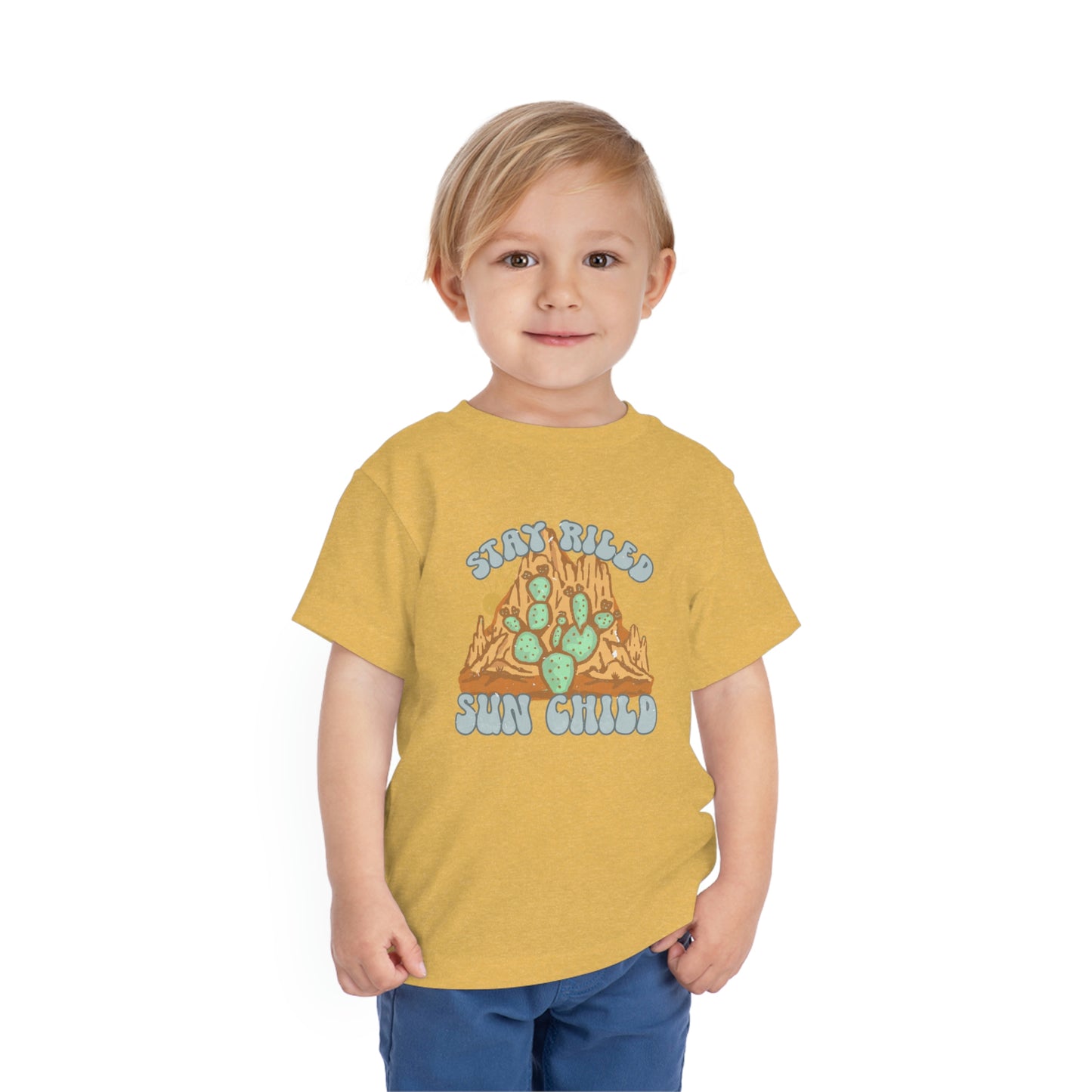 "Stay Riled Wild Child" Toddler Short Sleeve Tee (2T-5T)