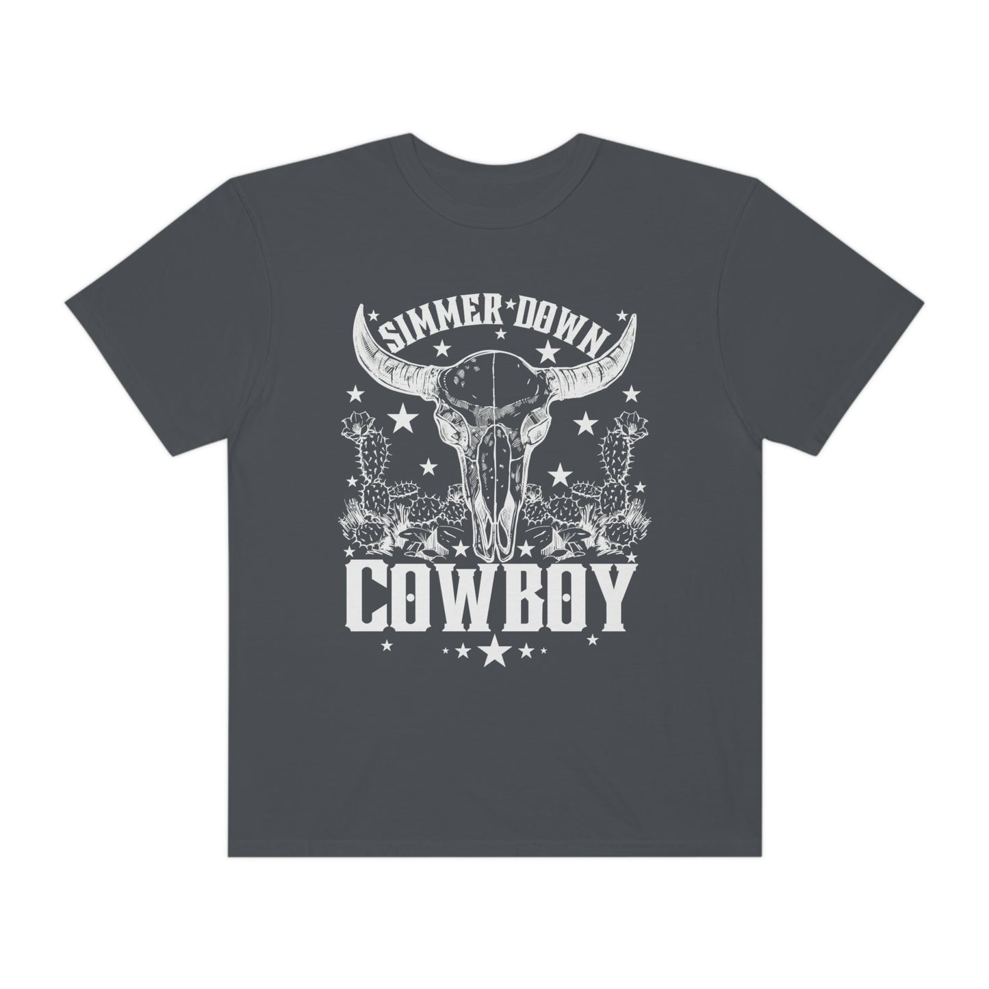 "Simmer Down Cowboy" Comfort Colors Unisex Graphic T-shirt