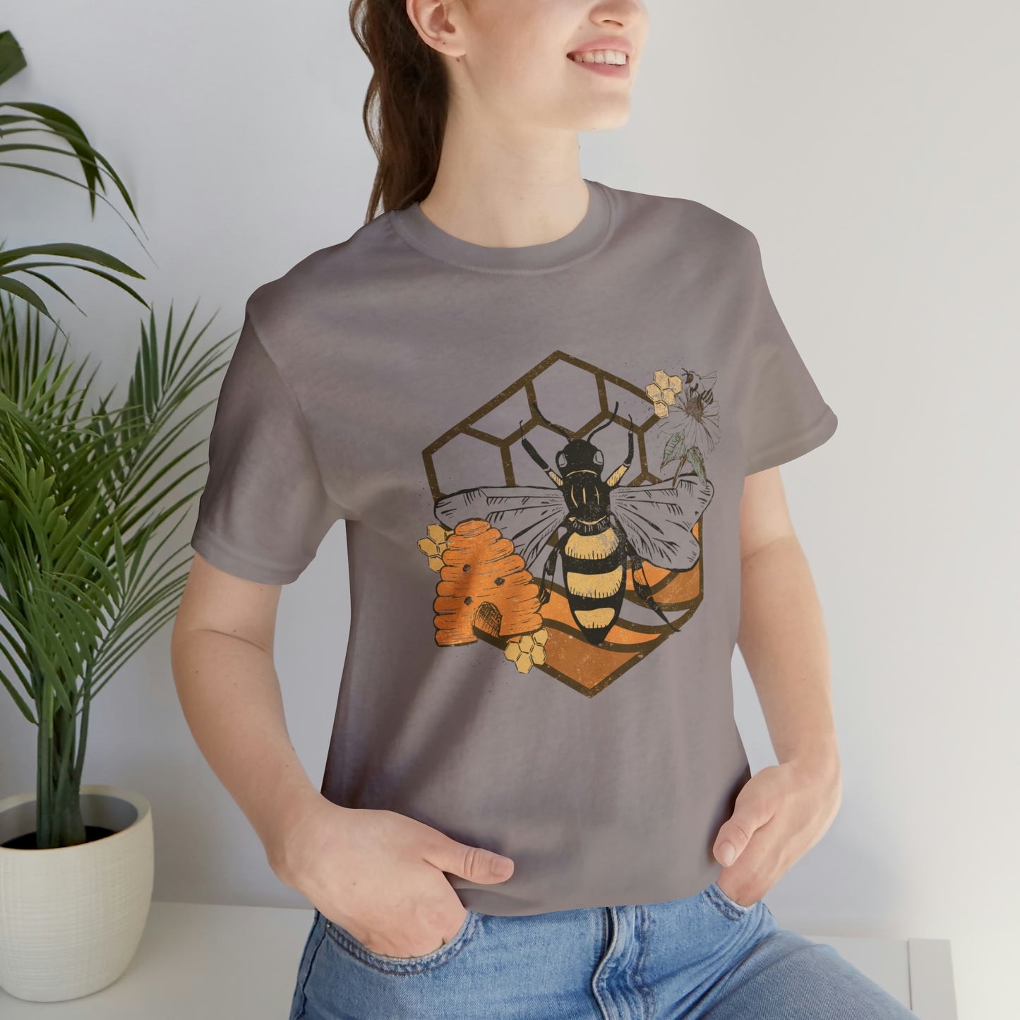"Honey Bee" Bella Canvas Short Sleeve Tee