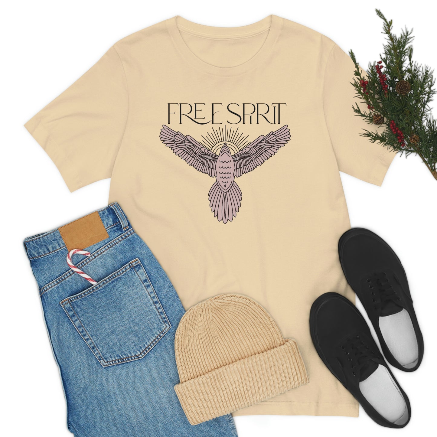 "Free Spirit" Bella Canvas Unisex Jersey Short Sleeve Tee