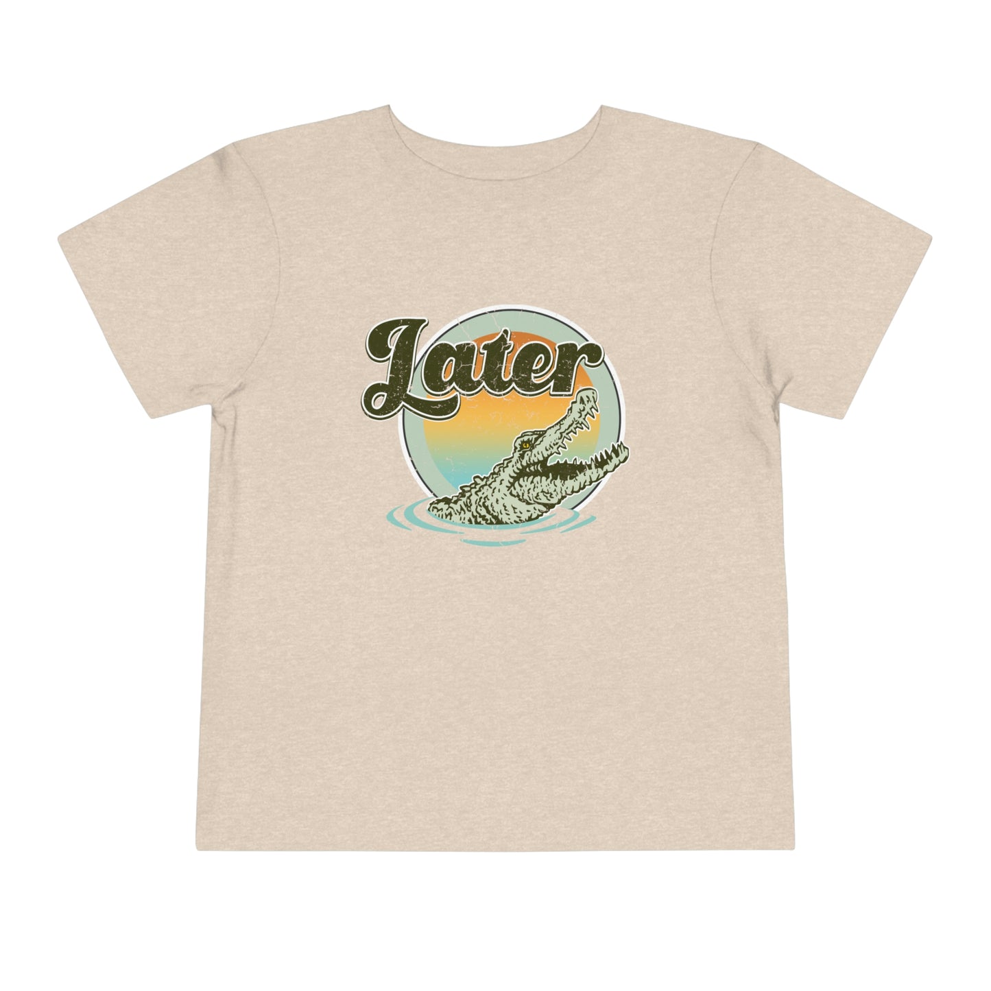 "Later Gator" Toddler Short Sleeve Tee (2T-5T)
