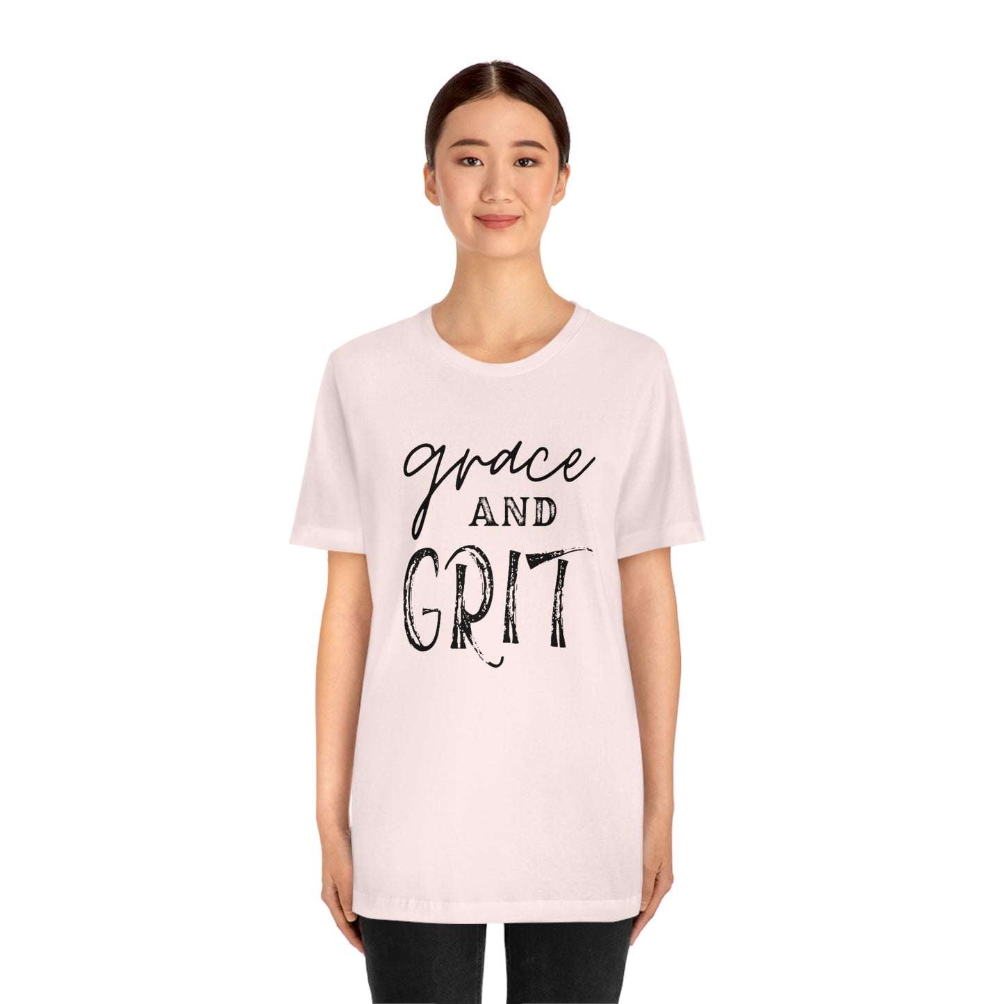 "Grace and Grit" Unisex Jersey Short Tee