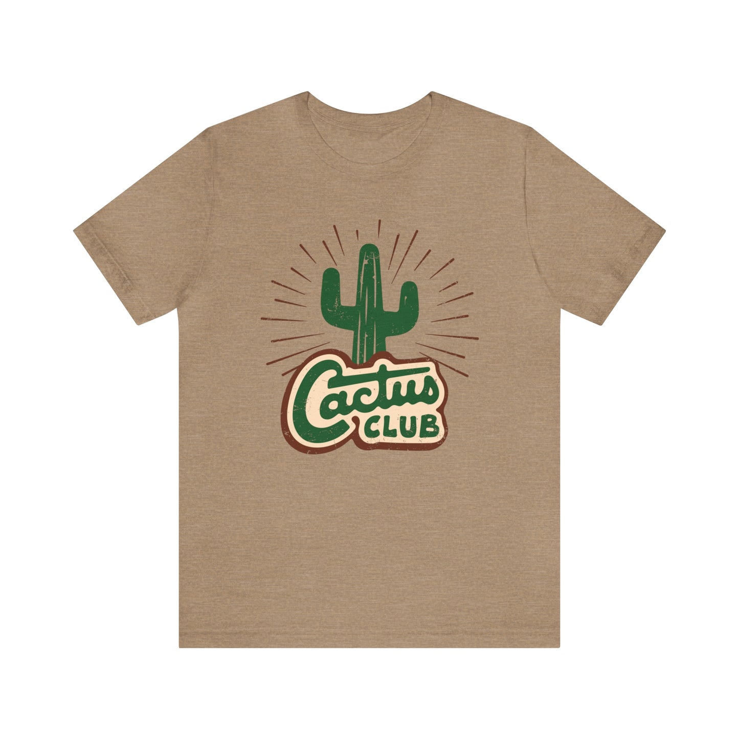 "Cactus Club" Bella Canvas Short Sleeve Tee