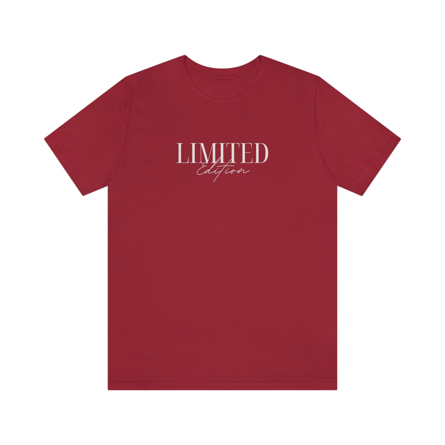 "Limited Edition Tee" Unisex Jersey Short Sleeve Tee (Bella + Canvas)
