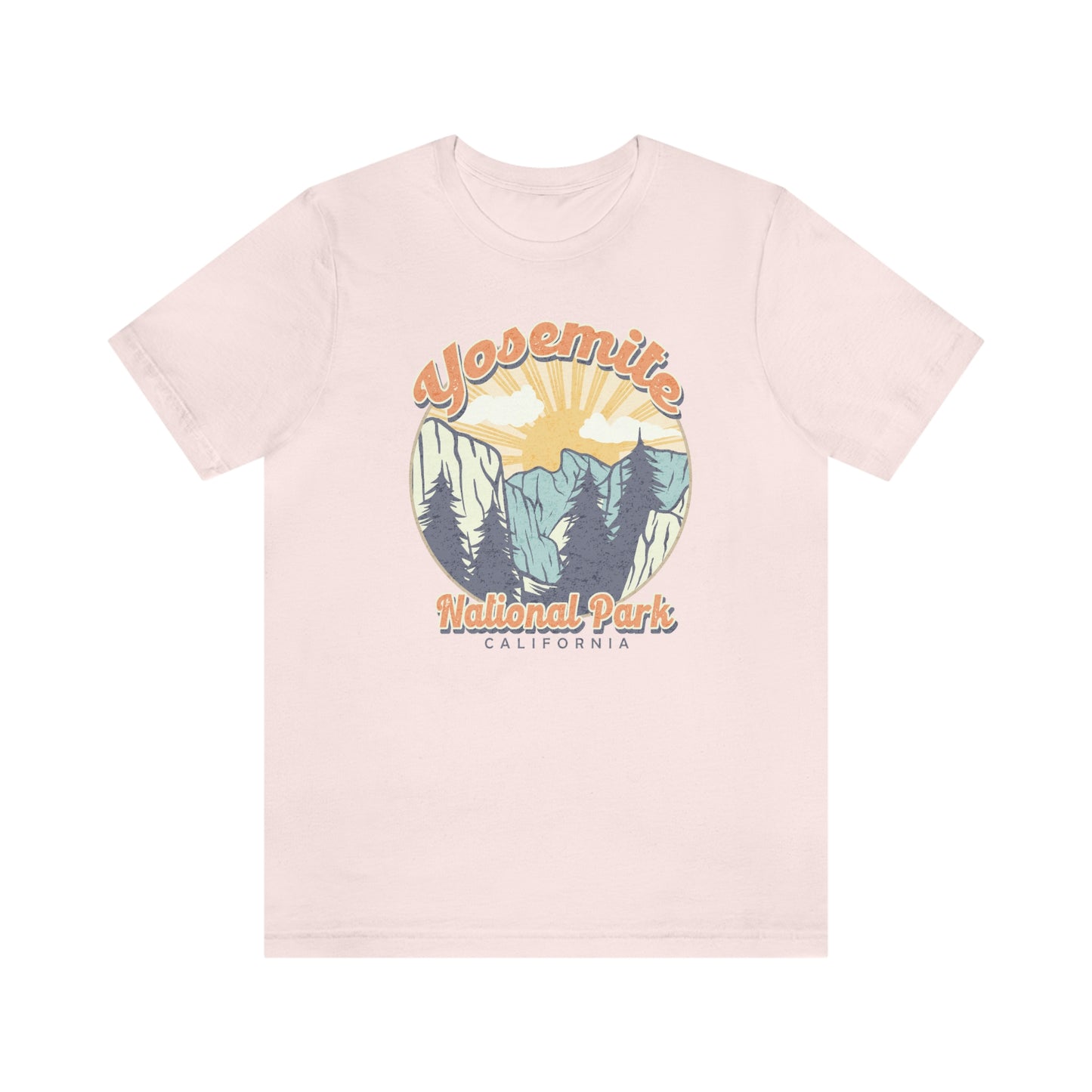 "Yosemite National Park" Bella Canvas Short Sleeve Tee