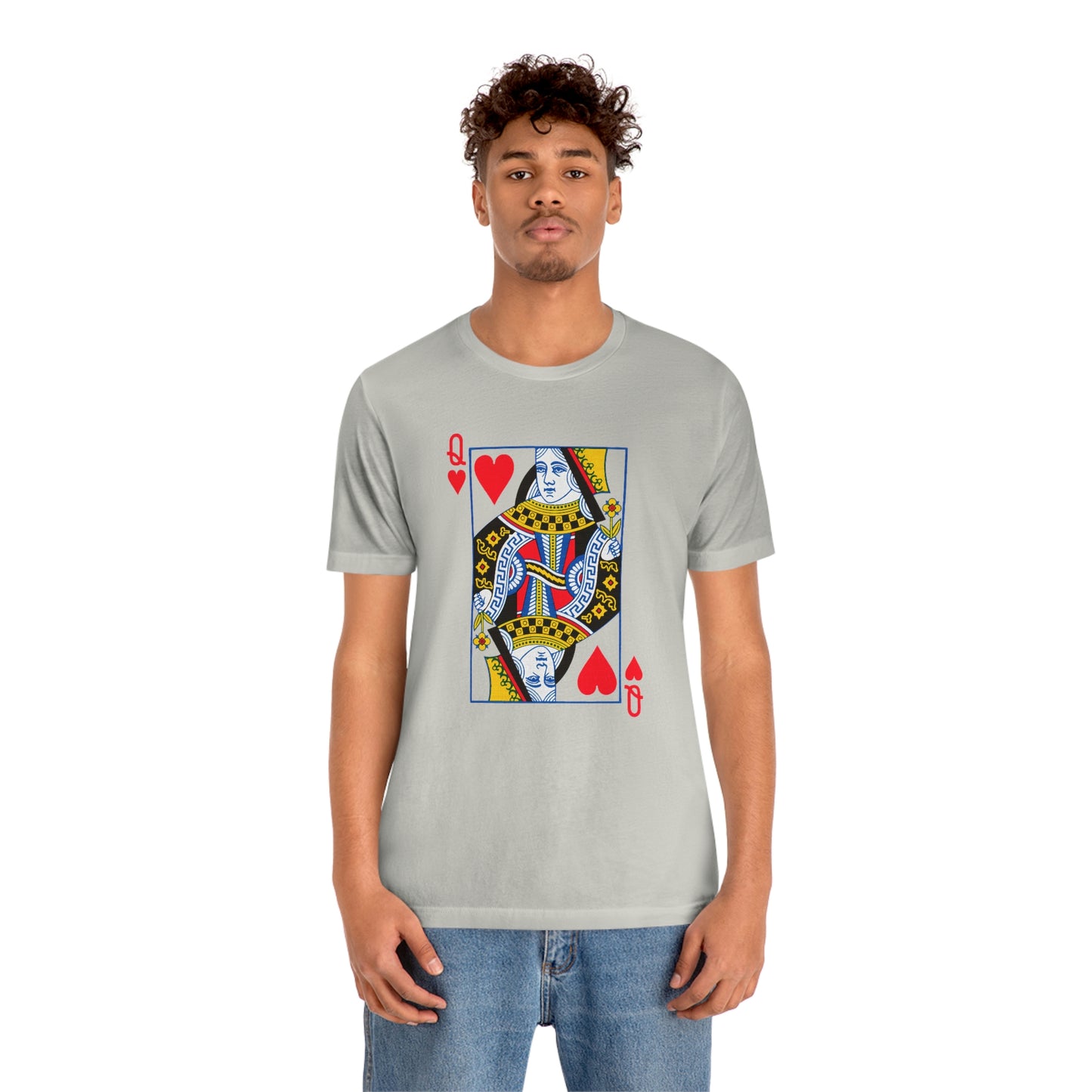 "Queen of Hearts" Unisex Jersey Short Sleeve Tee