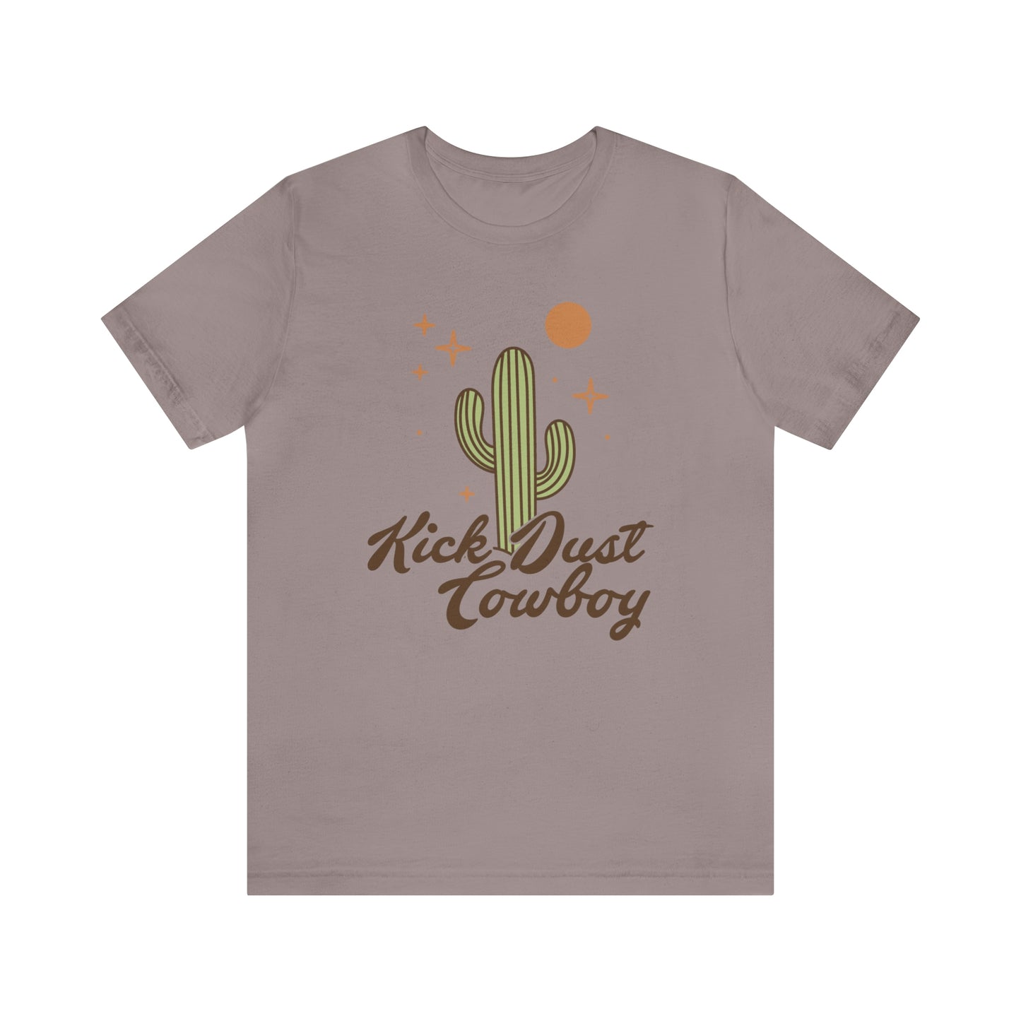 "Kick Dust Cowboy" Bella Canvas Short Sleeve Tee