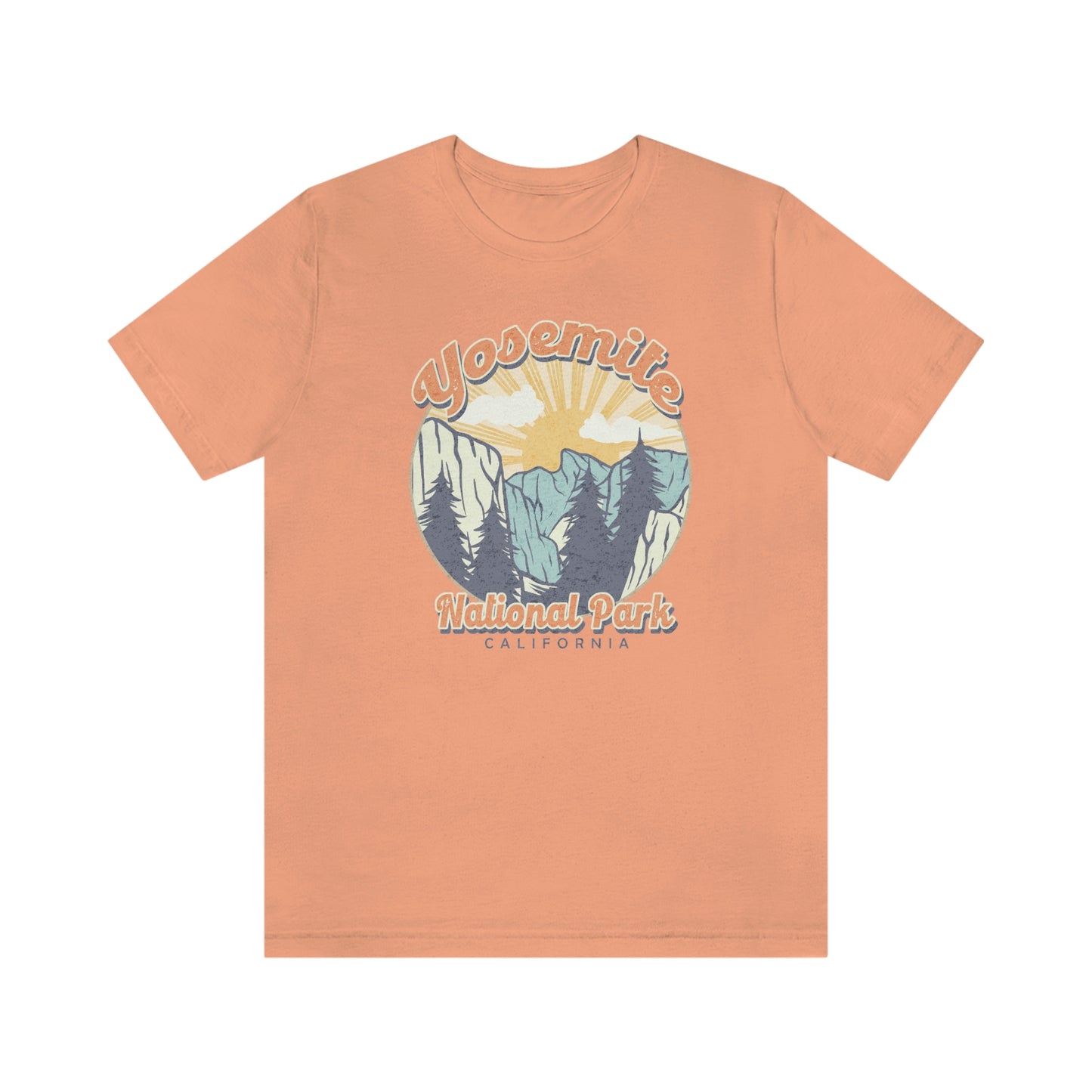 "Yosemite National Park" Bella Canvas Short Sleeve Tee