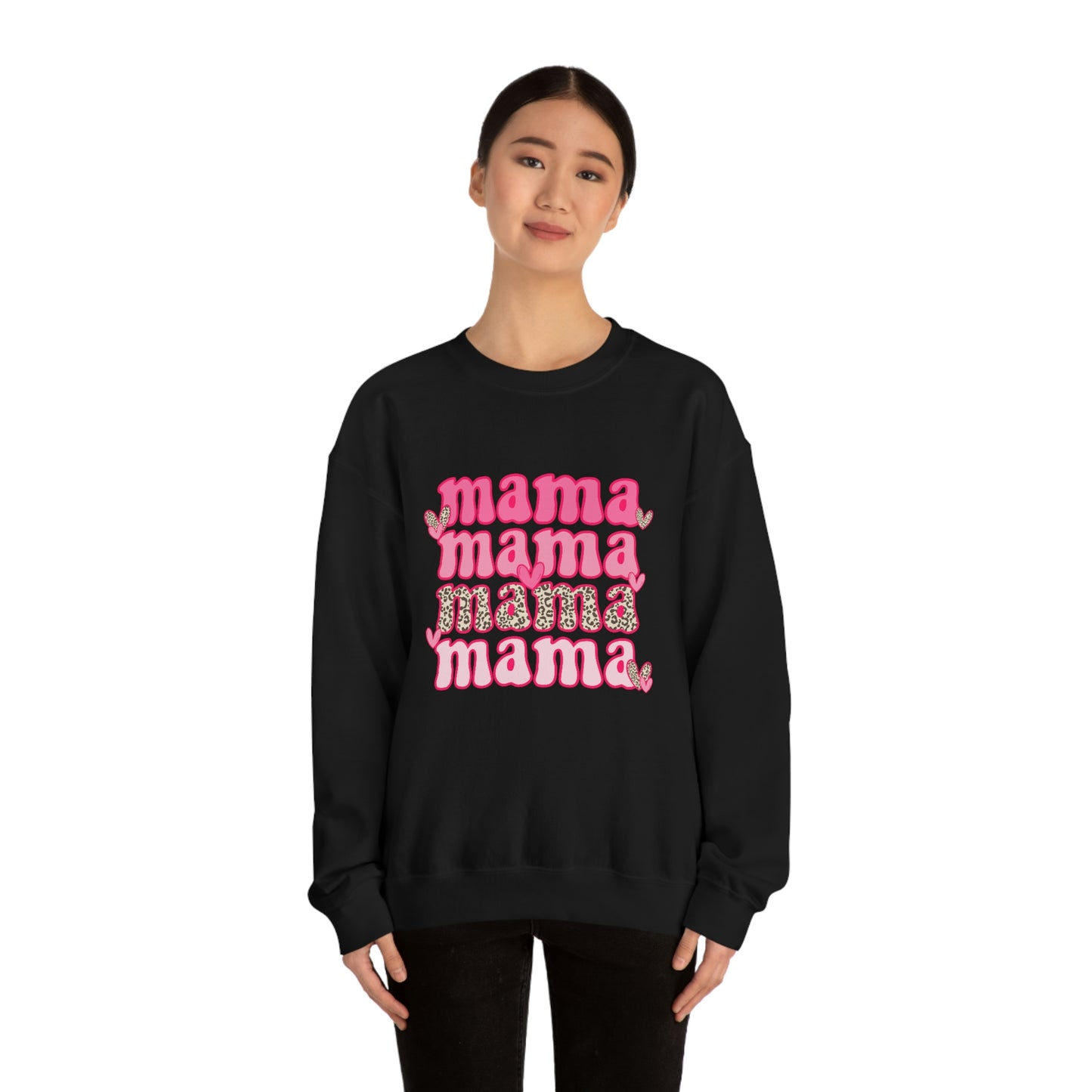 "Mama" Unisex Heavy Blend™ Crewneck Sweatshirt