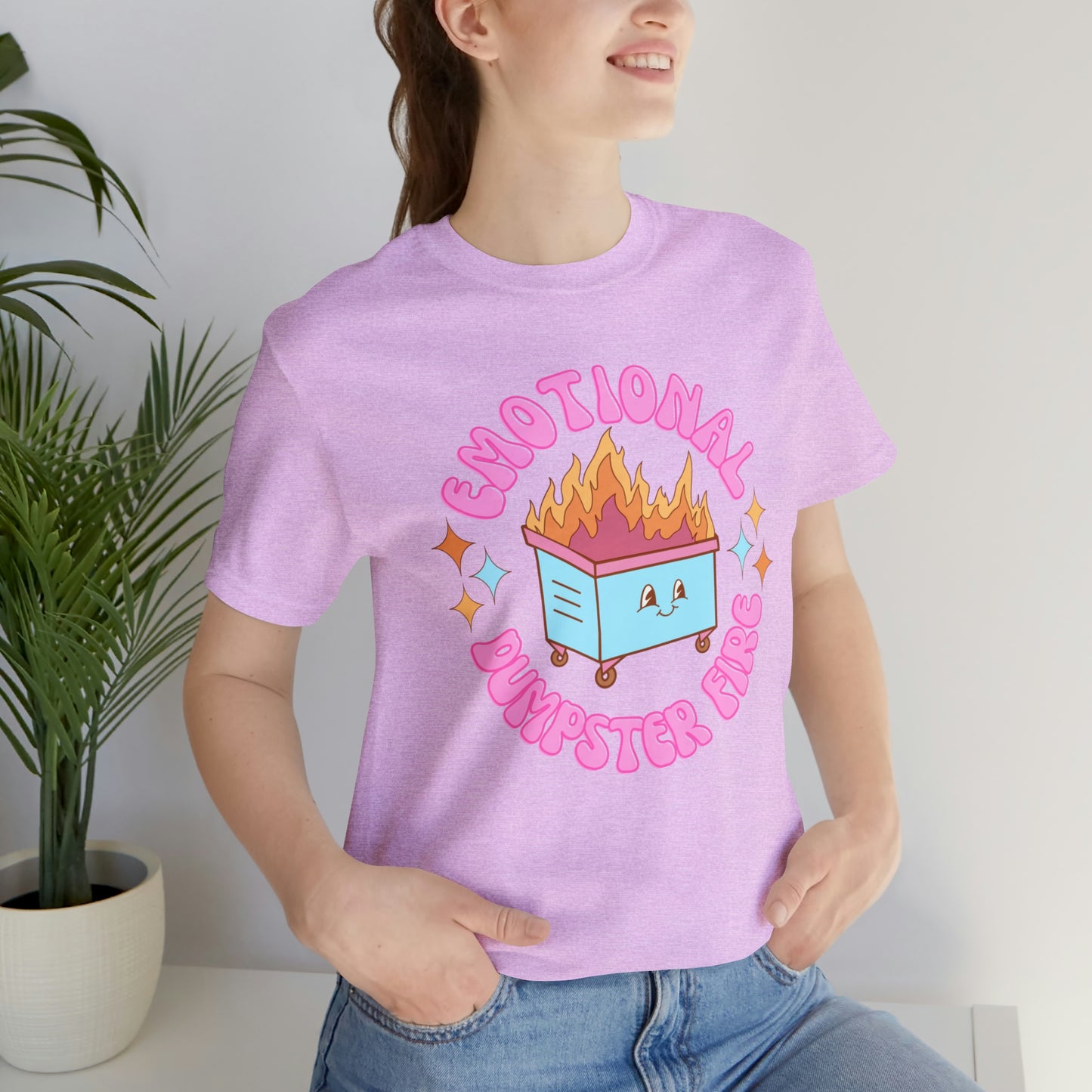 "Emotional Dumpster Fire" Bella Canvas Short Sleeve Tee