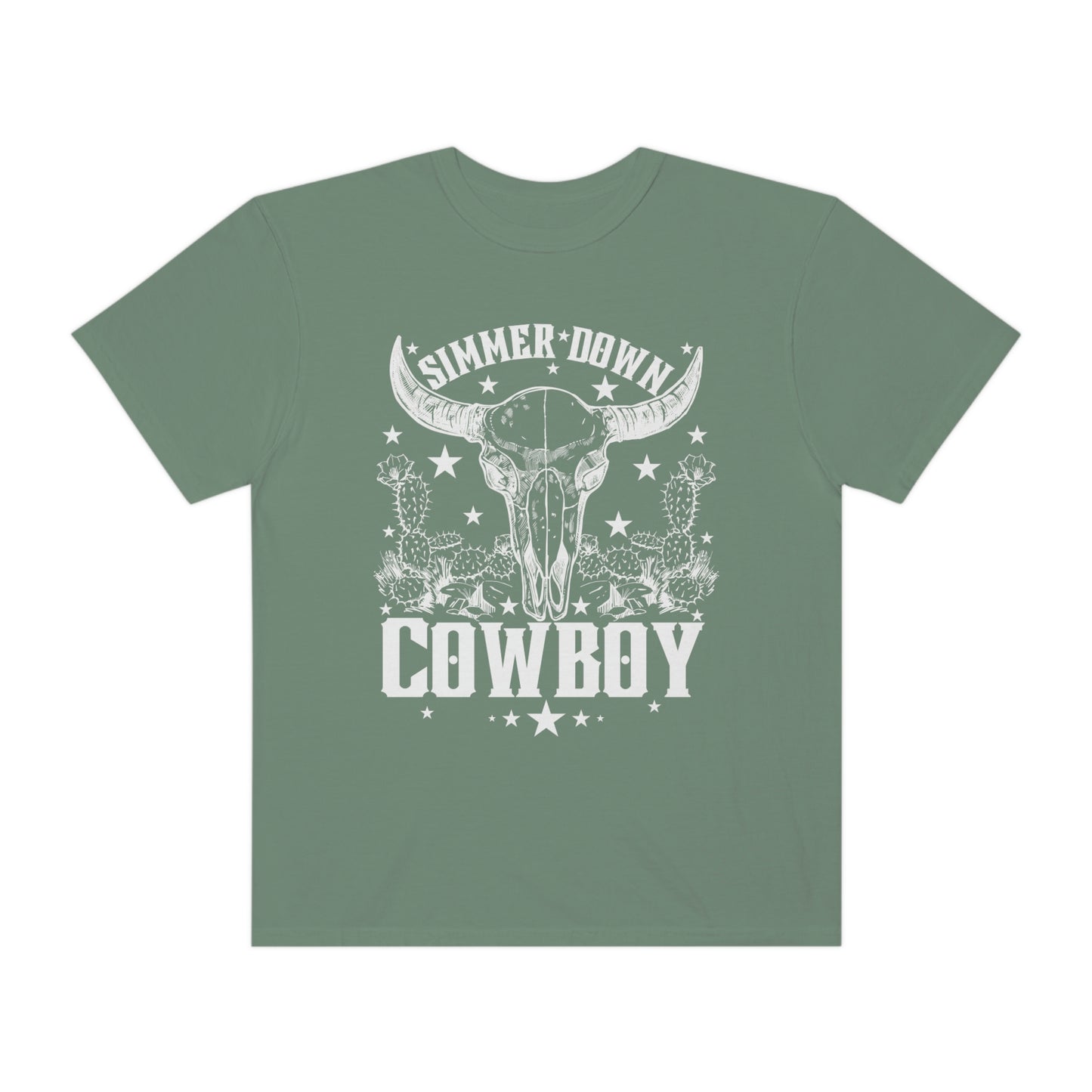 "Simmer Down Cowboy" Comfort Colors Unisex Graphic T-shirt