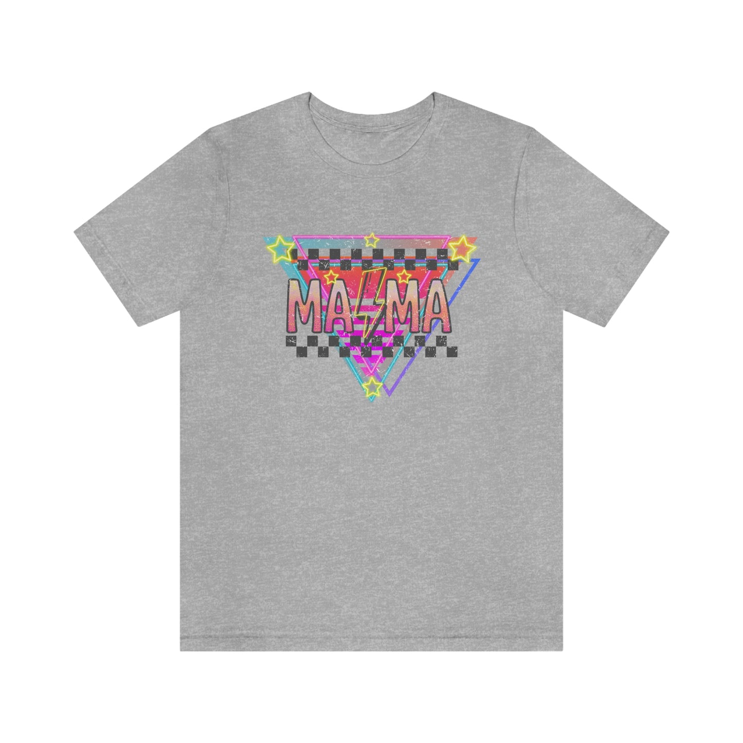 "Retro MAMA" Unisex Jersey Short Sleeve Tee