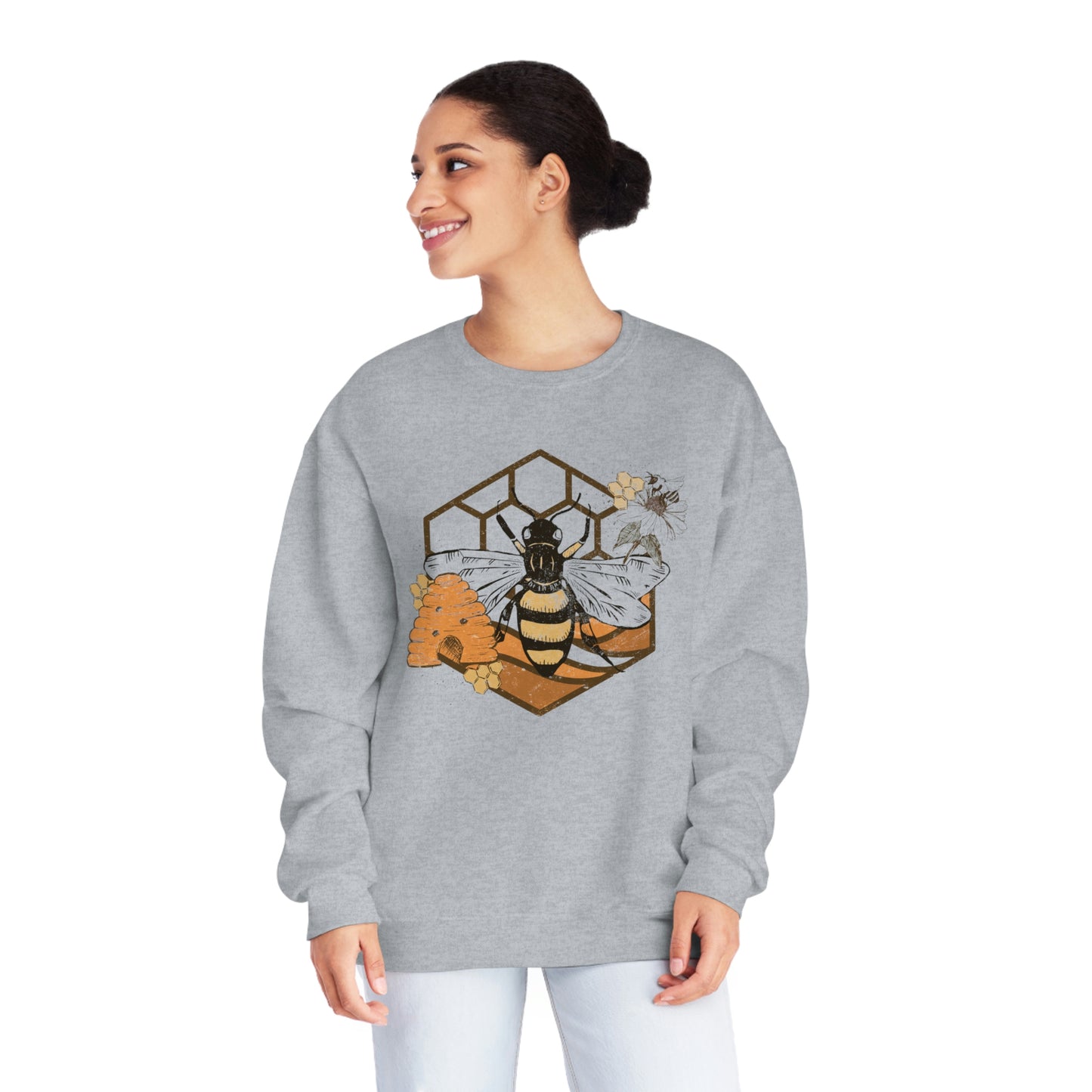 "Honey Bee" Unisex NuBlend® Crewneck Sweatshirt
