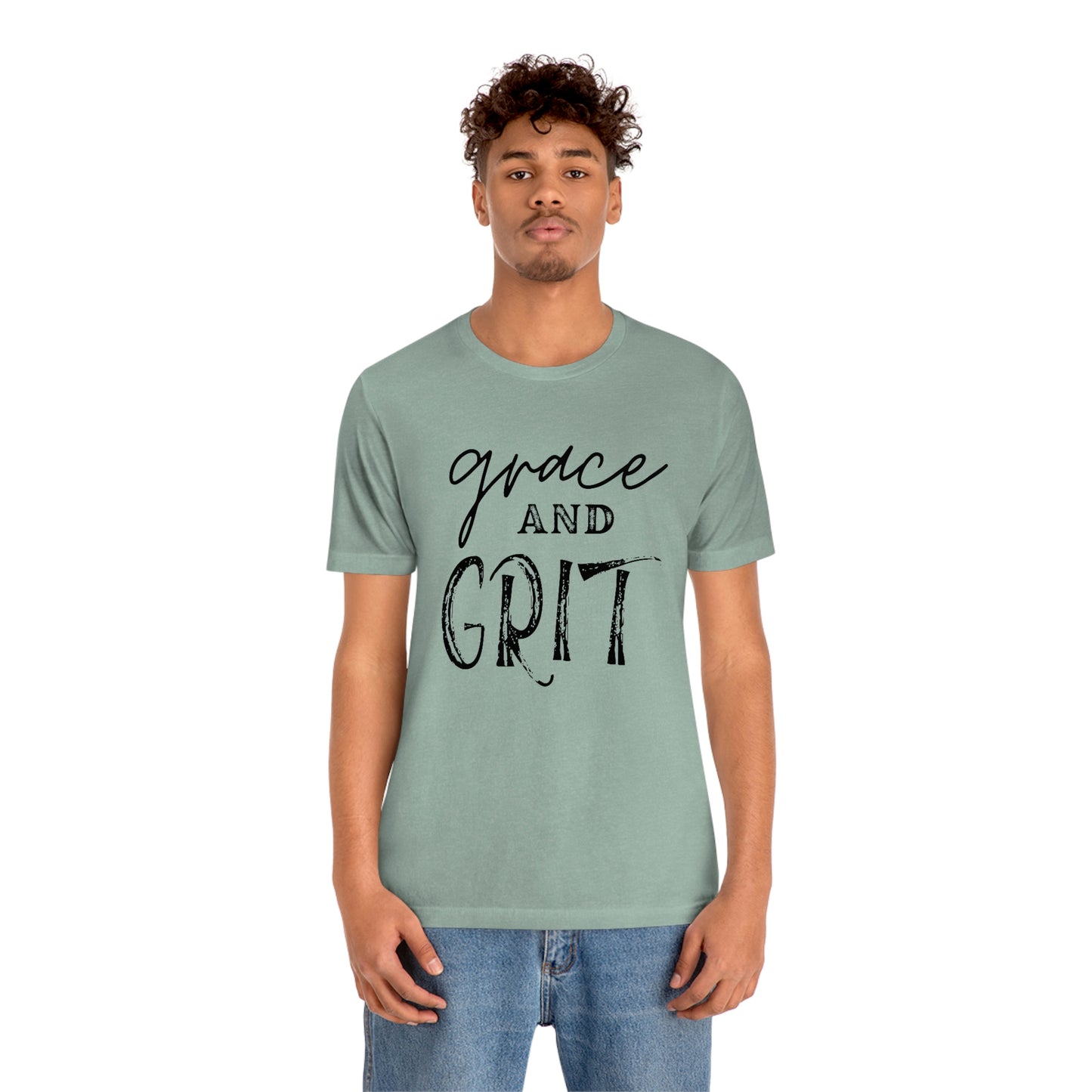 "Grace and Grit" Unisex Jersey Short Tee
