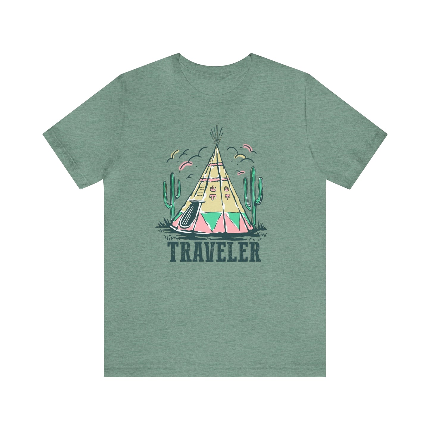 "Traveler" Bella Canvas Short Sleeve Tee