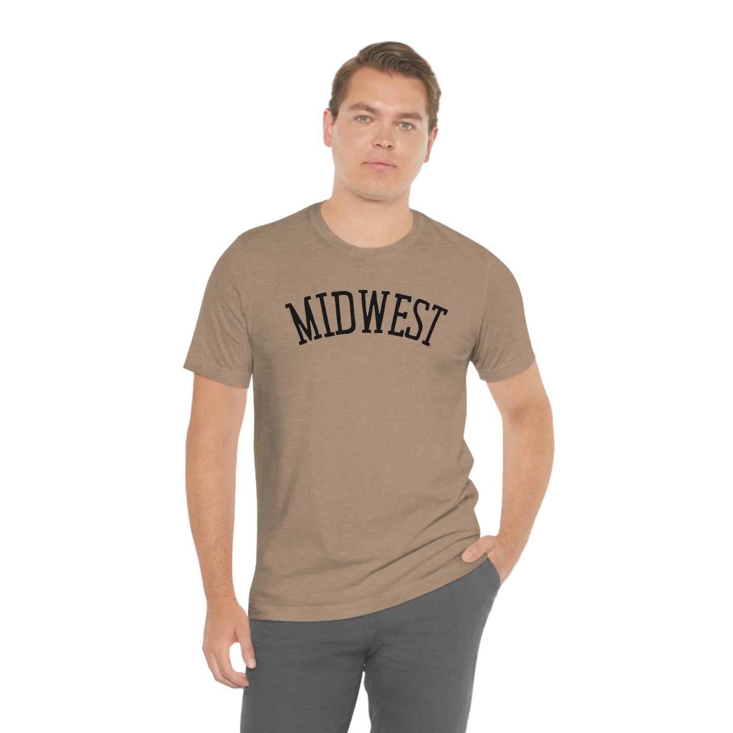 "Midwest" Unisex Jersey Short Sleeve Tee