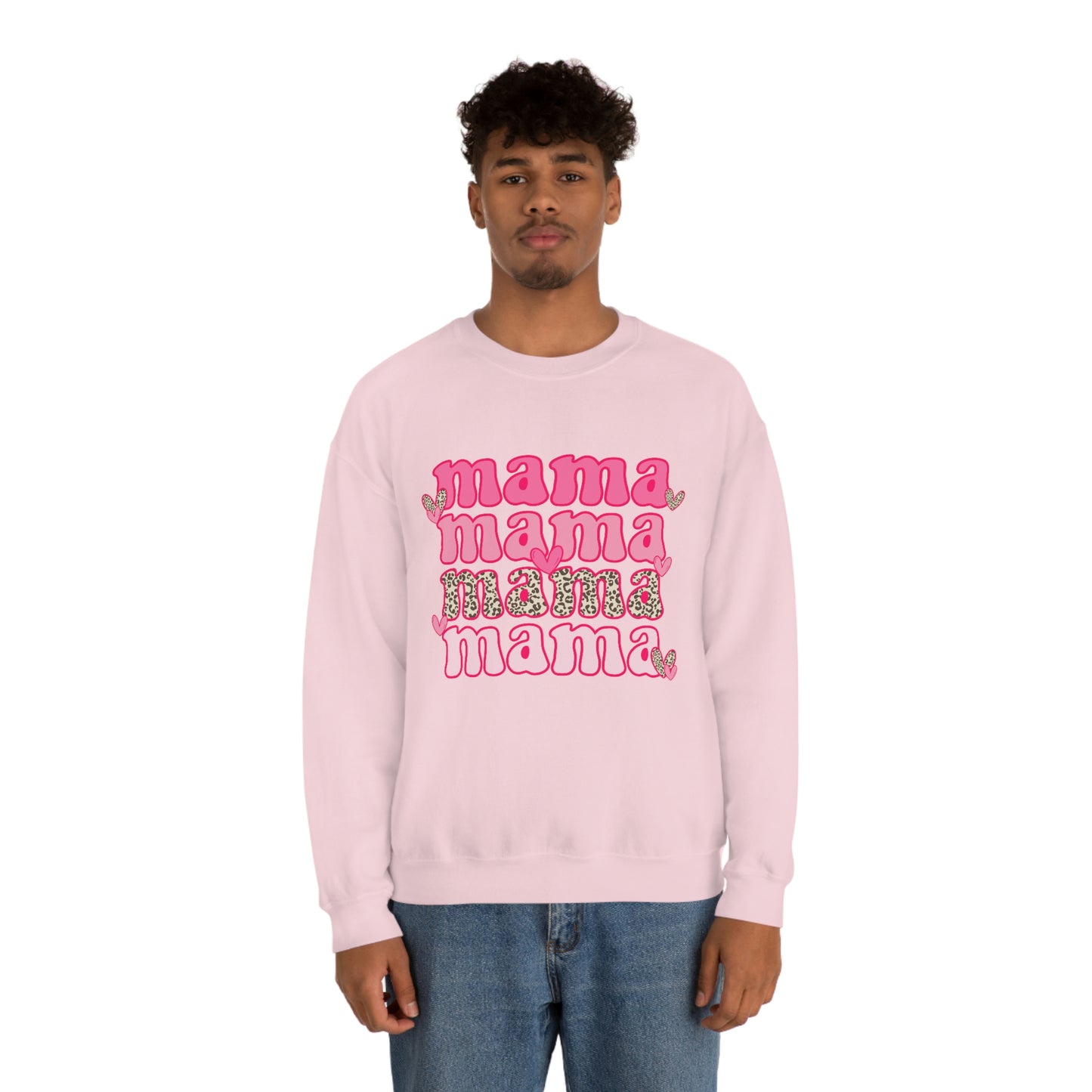 "Mama" Unisex Heavy Blend™ Crewneck Sweatshirt