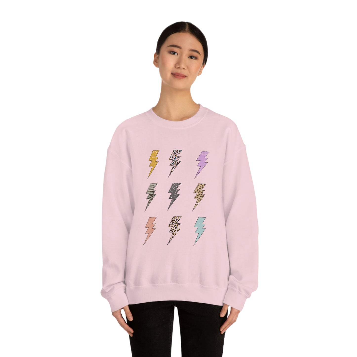 "Lightening Bolt" Unisex Heavy Blend™ Crewneck Sweatshirt